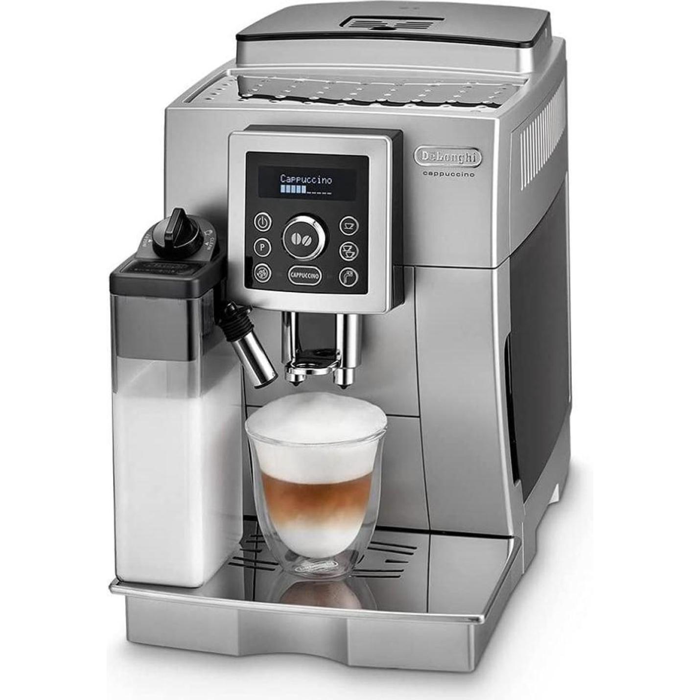 zingen agenda Bijproduct DeLonghi ECAM 23.466.S LatteCrema koffie-espresso apparaat  Combinatiekoffiemachine 1,8 l Volledig automatisch Retail XL |  Webshoplocatie.nl