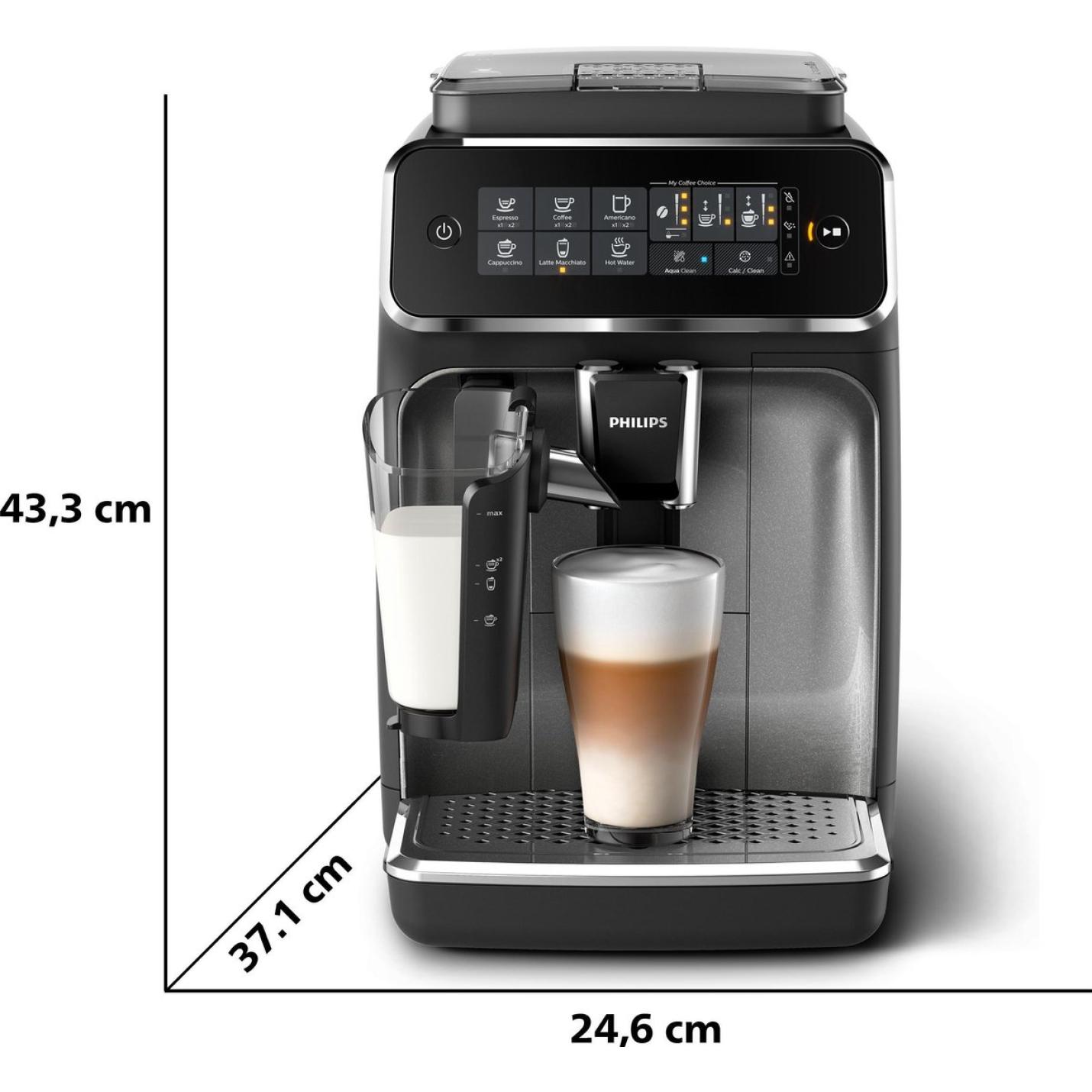Philips LatteGo 3200 series EP3246-70 - Espressomachines - Zwart-Zilver 10