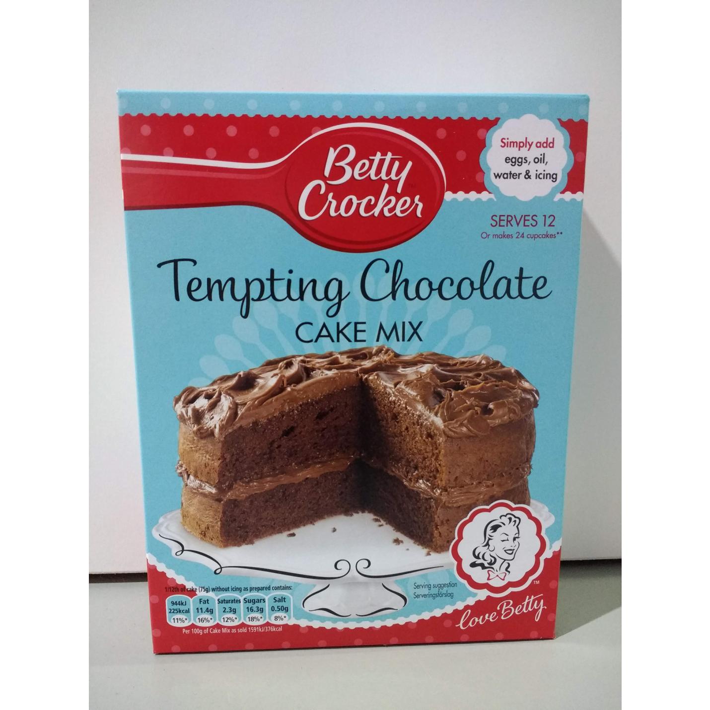 Betty Crocker Tempting Chocolate Cake Mix 425g; Afbeelding: 2