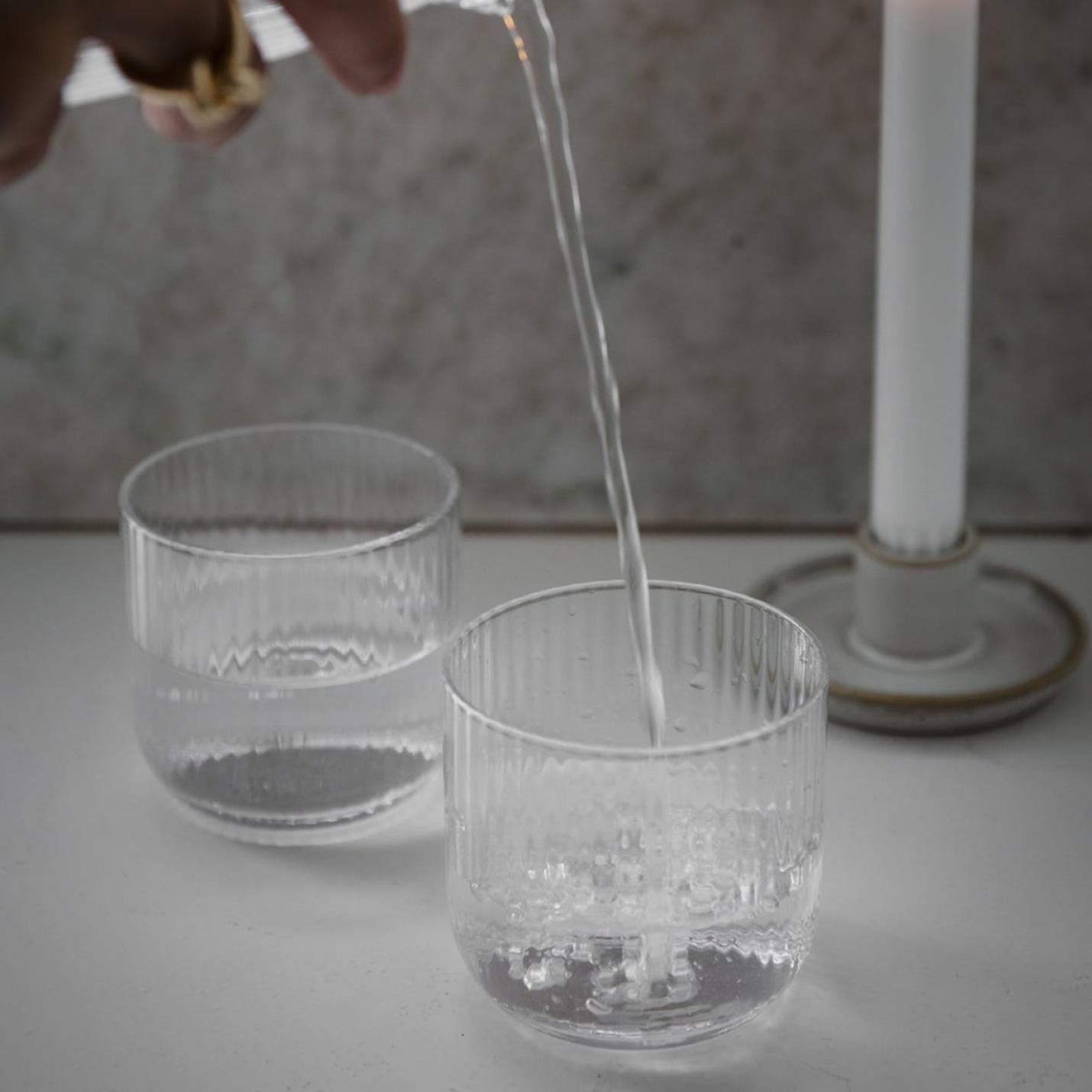 ERNST glas ribbel - set van 2; Afbeelding: 3