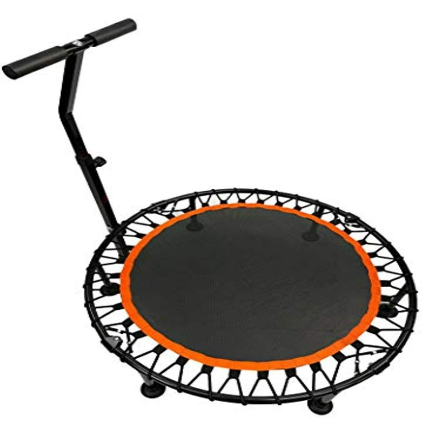 Mini Fitness Trampoline met Handgreep 100cm Maximaal Gewicht