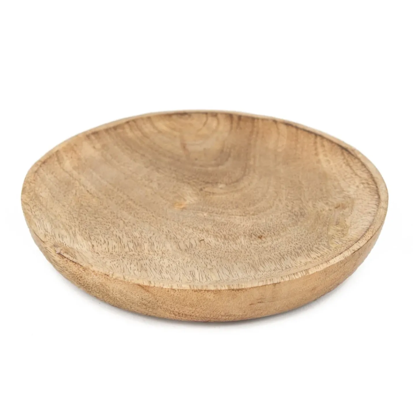 Massief houten schaaltje rond - wt0506