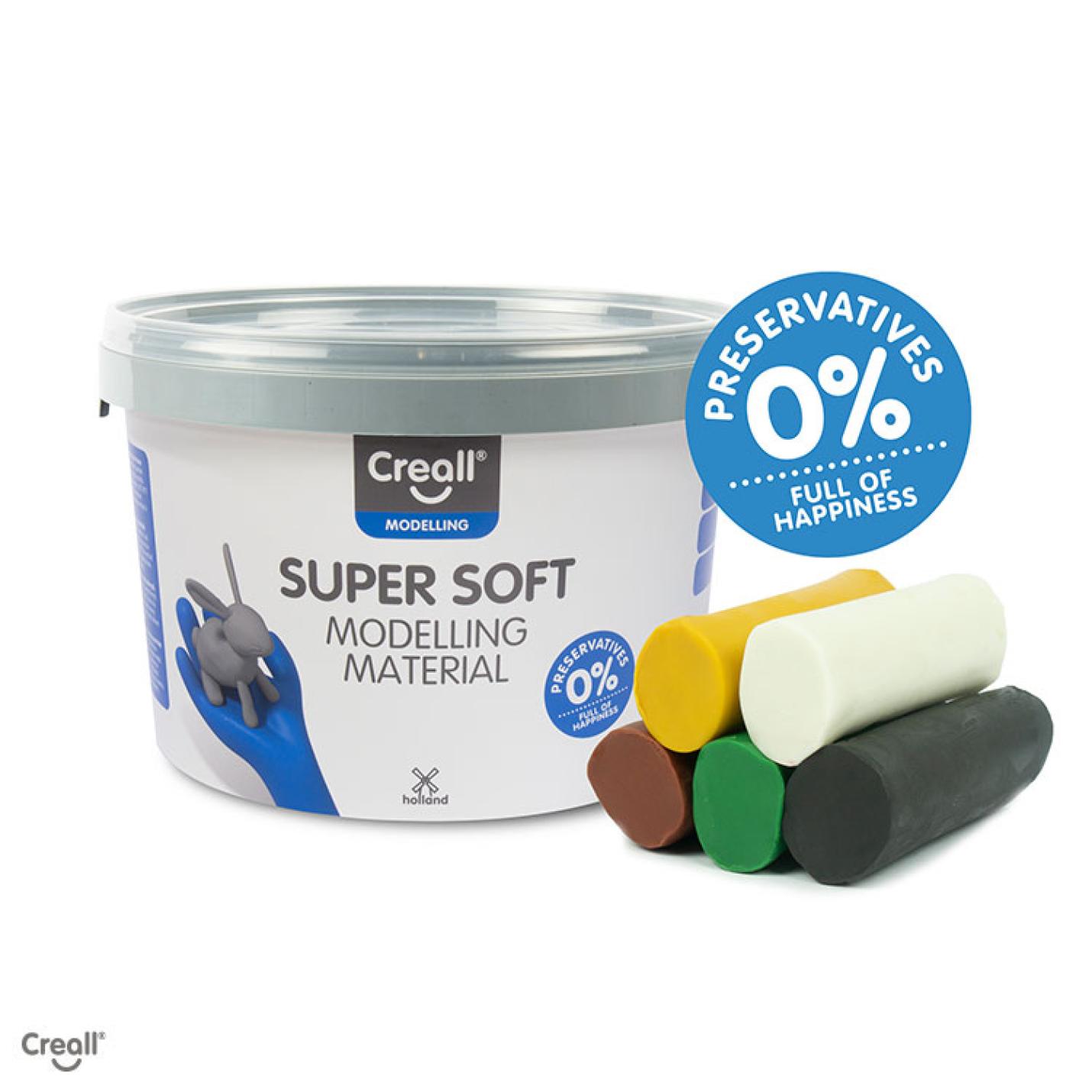 Creall Super soft 1750gram speelklei safari