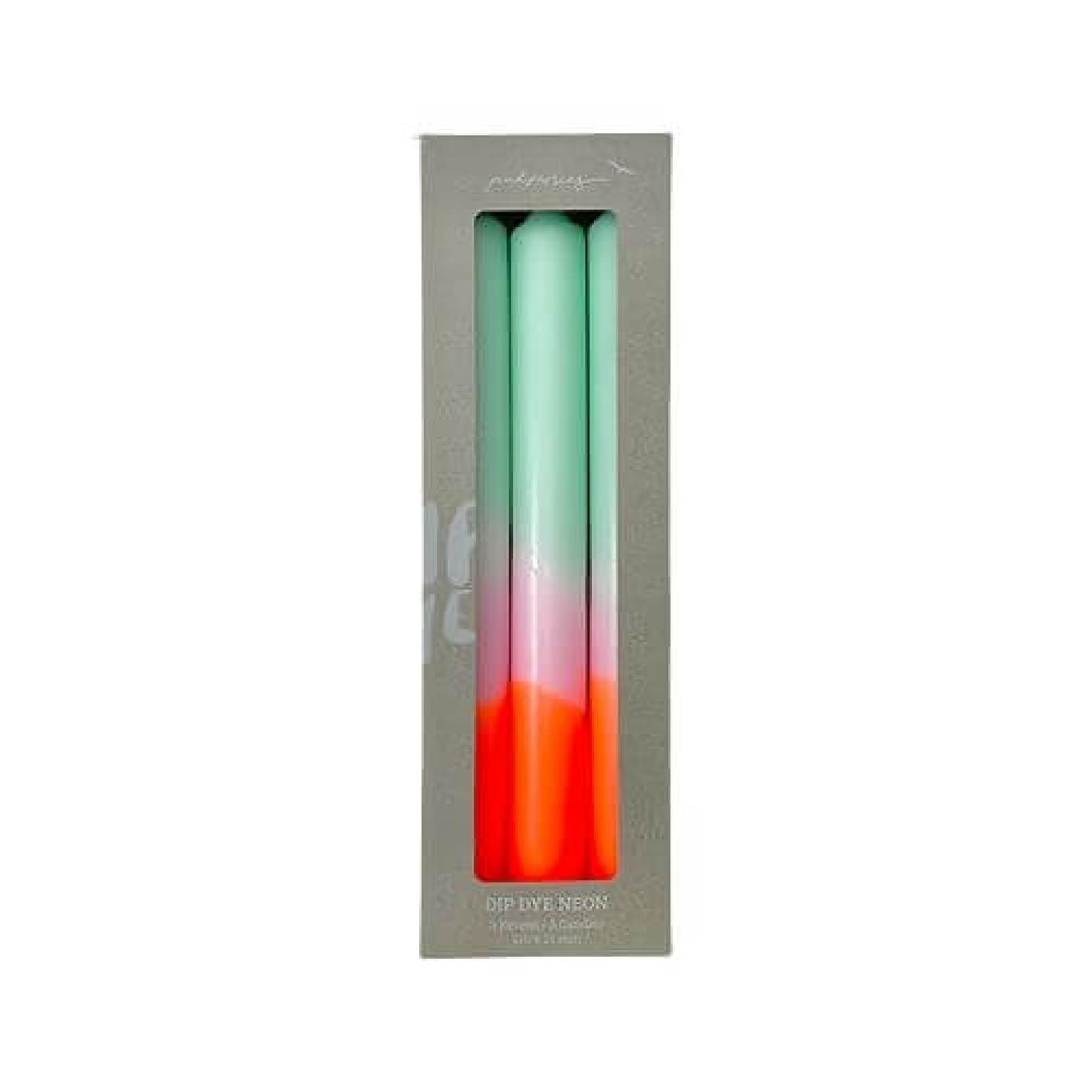 Dip Dye kaars Neon - Spring Sorbet; Afbeelding: 2