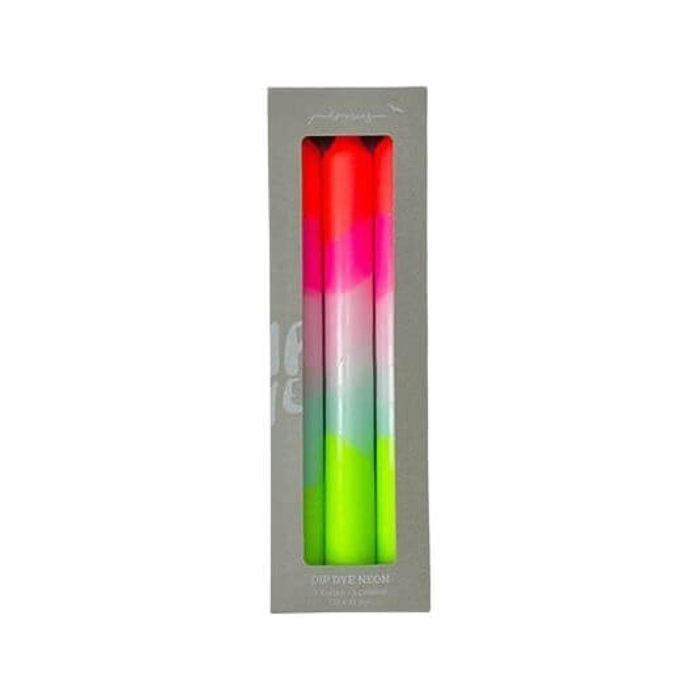 Dip Dye kaars Neon - Lollipop Trees; Afbeelding: 2