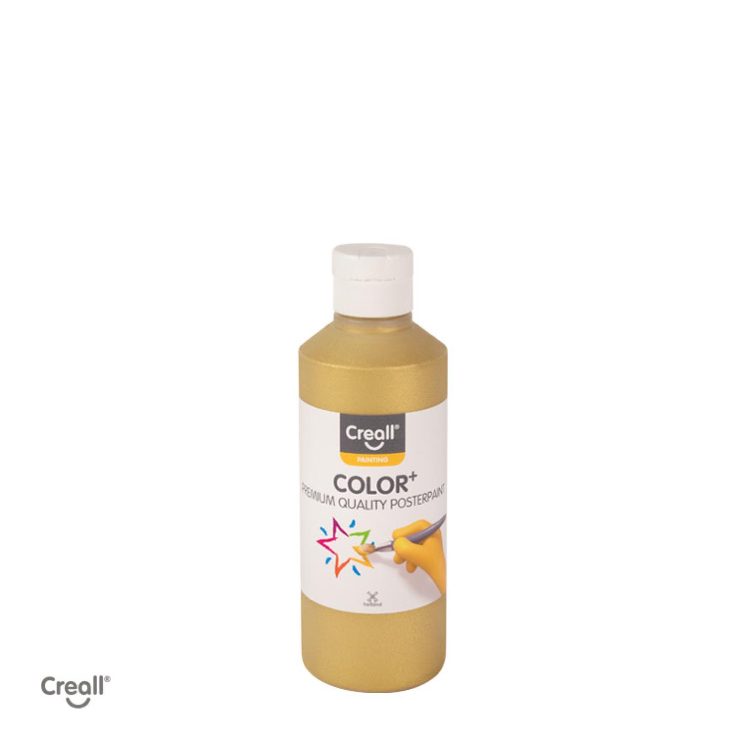 Creall Color Metallics 250ml plakkaatverf - goud