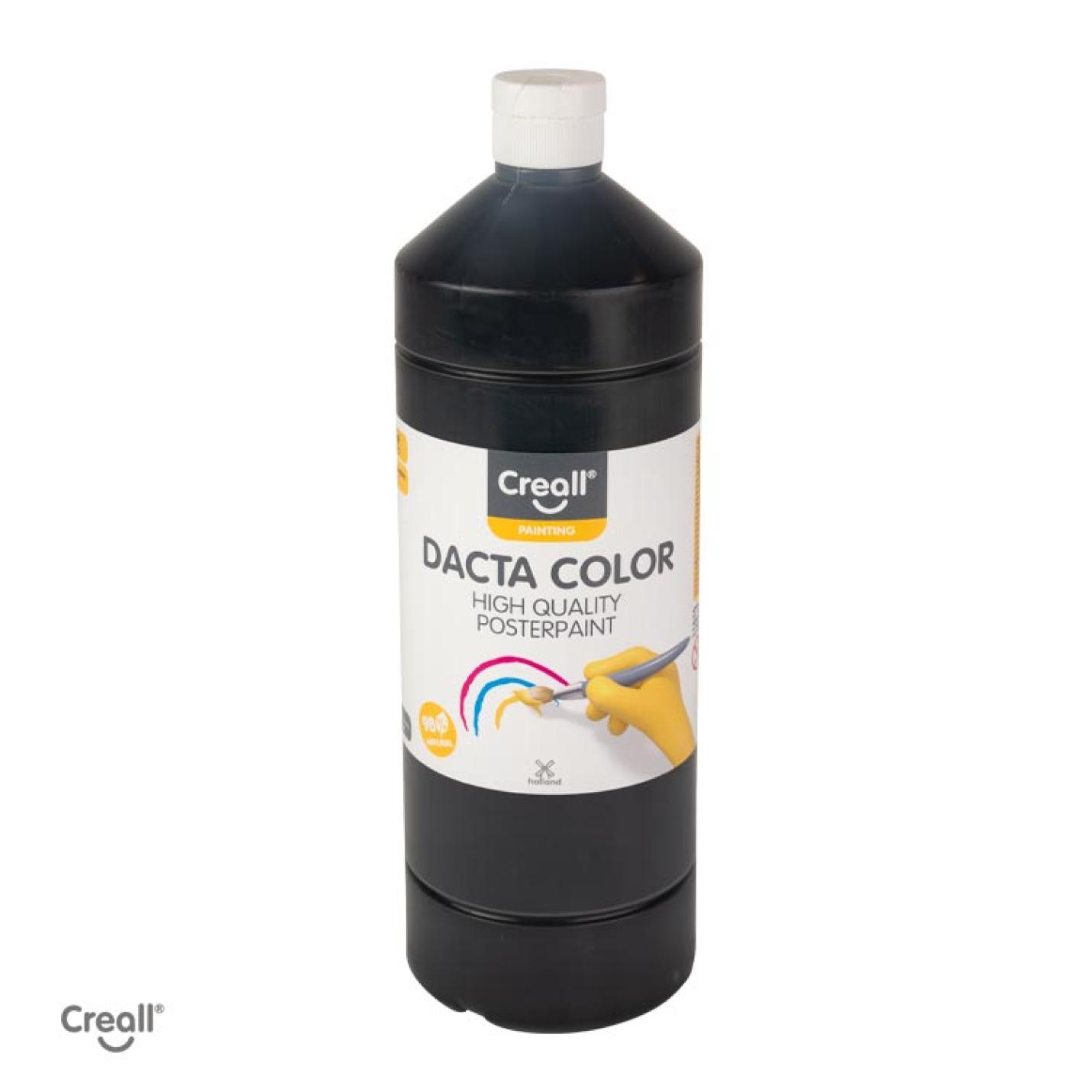 plakkaatverf Creall Dacta color 1000ml zwart