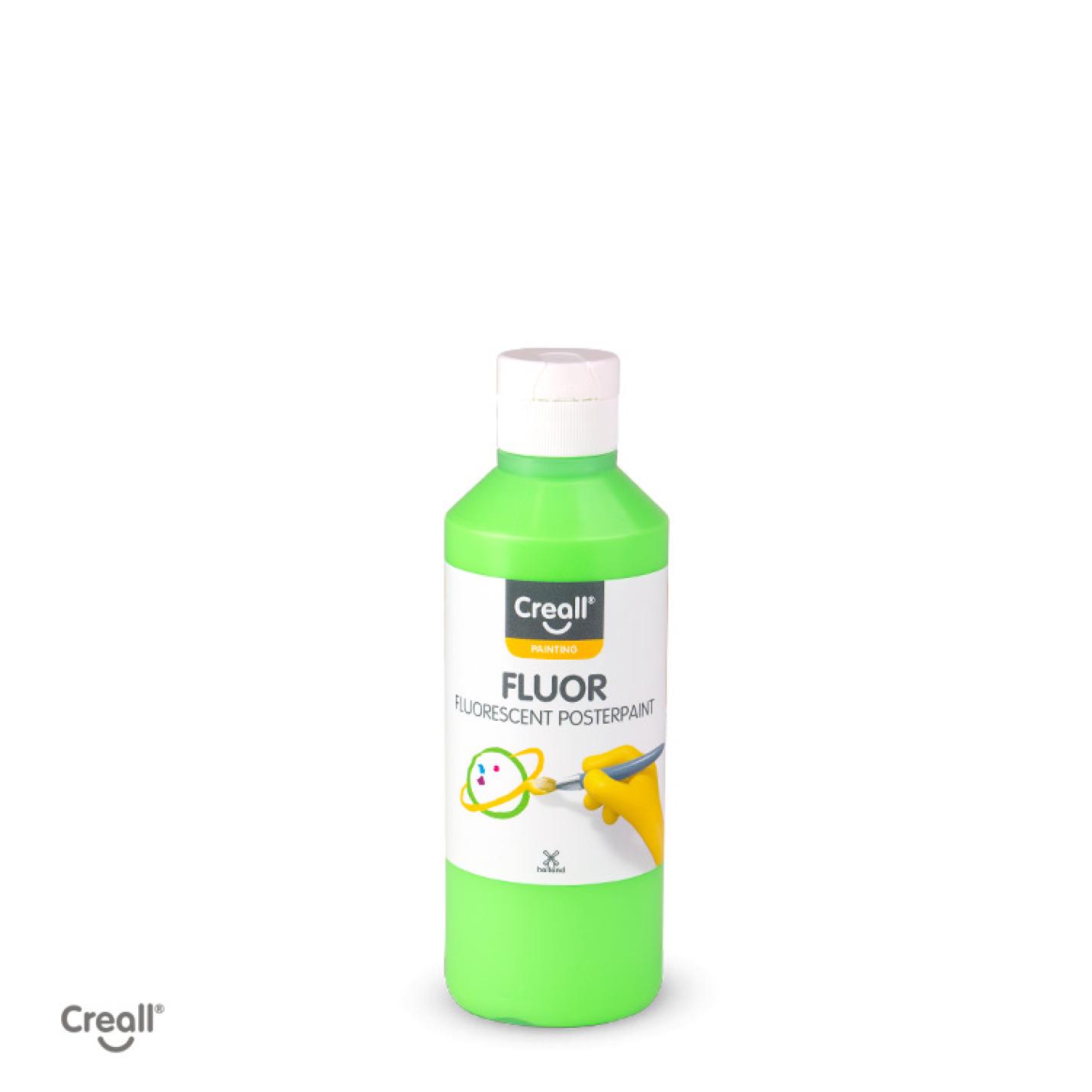 Creall Fluor 250ml fluorescerende plakkaatverf - groen