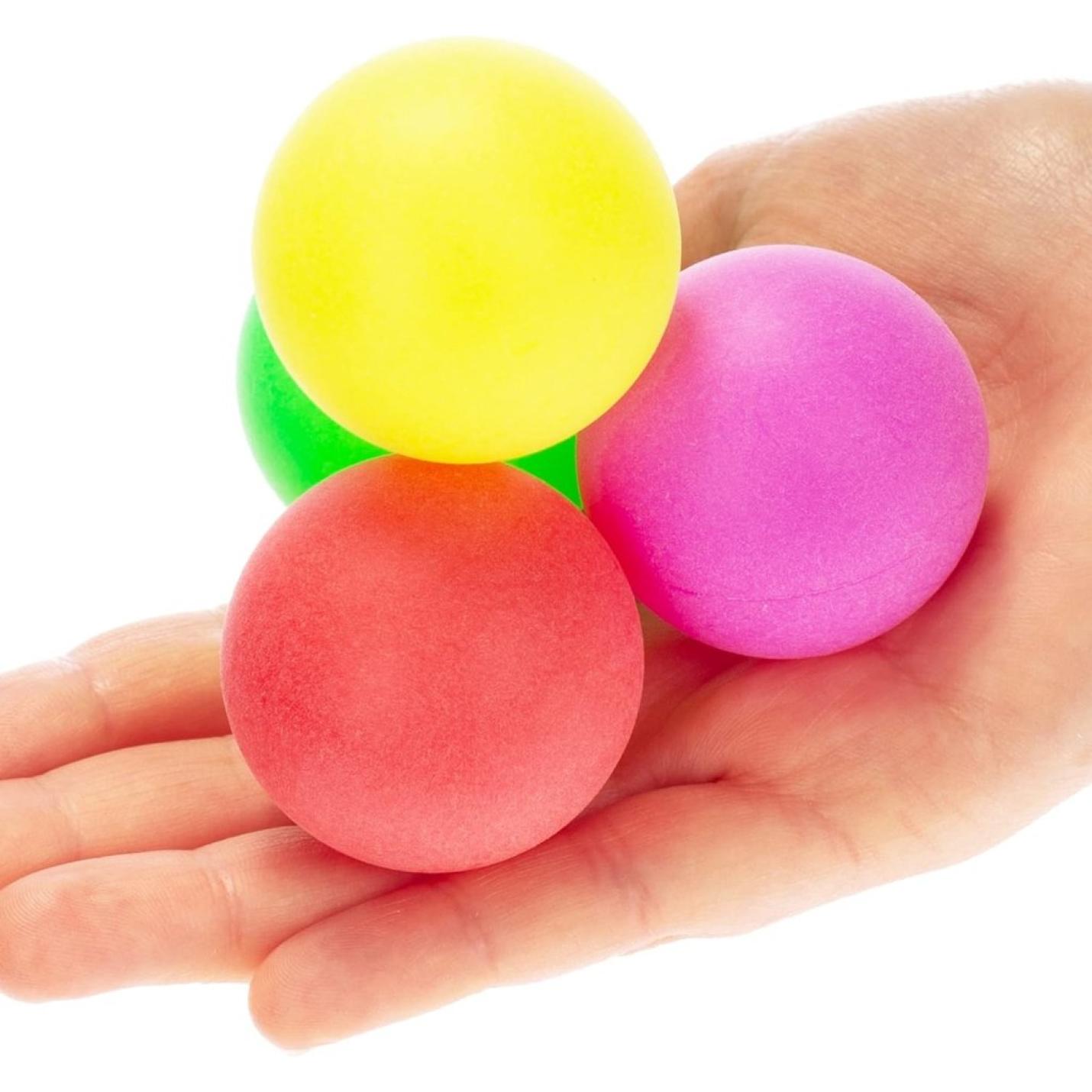 24x tafeltennisbal - pingpongballen in standaardformaat - spelballen voor pingpong, bierpong & tafeltennis - 40 mm trainingsballen voor beginners - plastic ballen - happygetfit.com