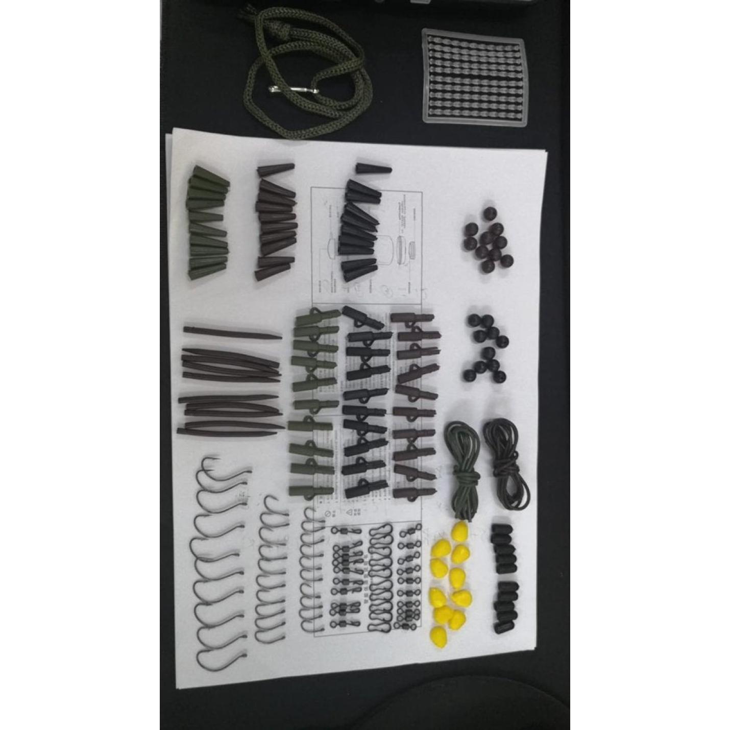 272 Stkvishaken Kit, Hengelaccessoireset, Jighaken, Bullet Bass Gooien Zinken Gewichten, Verschillende Vissen Wervels, Zinken Slides, Vislijn Kralen enz - happygetfit.com