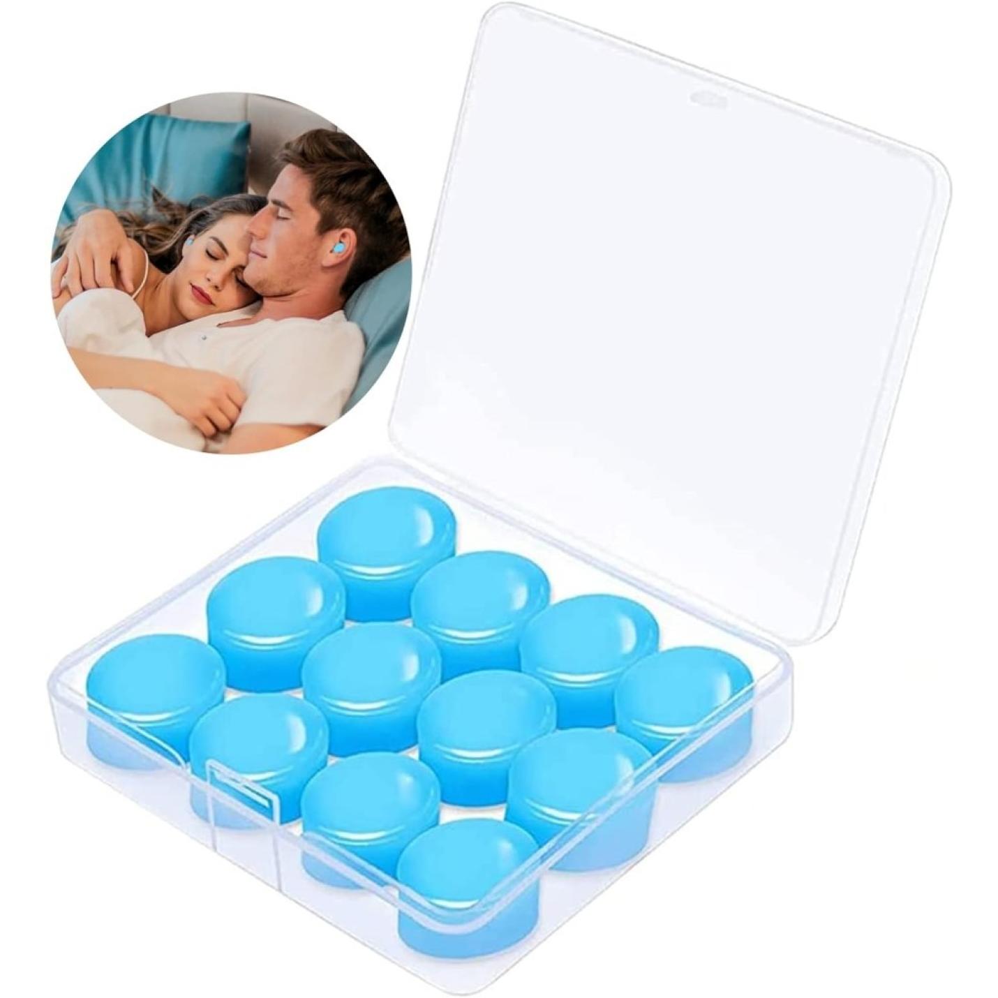 6 paar oordopjes, Silicone oordopjes waterdicht, herbruikbare oordopjes voor het slapen lawaai onderdrukking, oordopjes voor kinderen volwassenen zwemmen gehoorbescherming in het vliegtuig - happygetfit.com