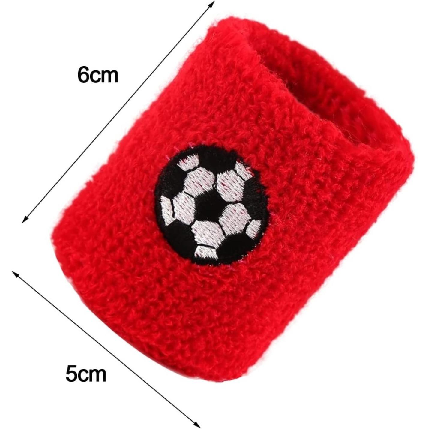 6 stuks zweetbanden voor kinderen, zweetband voetbal, kleurrijke zweetband pols, zweetband pols, kindervoetbal, basketbal, zweetbanden voor kinderen, zweetband kinderarm, zweetband, - happygetfit.com