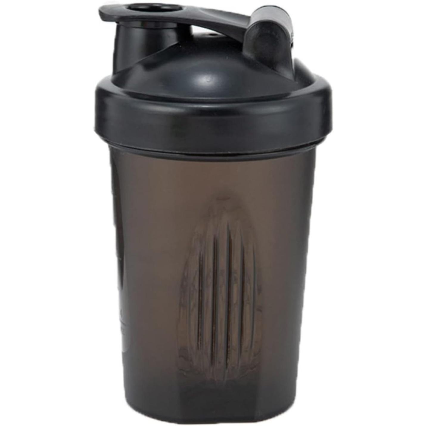 Eiwitshakerfles 400 ml met mixerbal, lekvrij, veilig drinken, flip-cap, 14 oz schudbeker waterfles voor poederschudder, sportschool, sportsupplement fitness workout (groen) - happygetfit.com