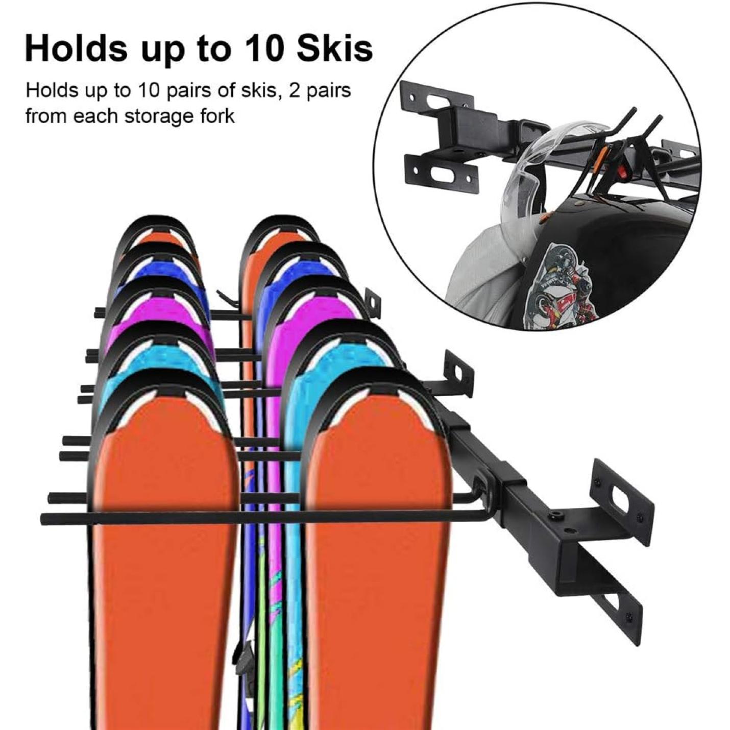 Productnaam: Houd je ski's en snowboards veilig en georganiseerd met deze Ski- en snowboardhouder