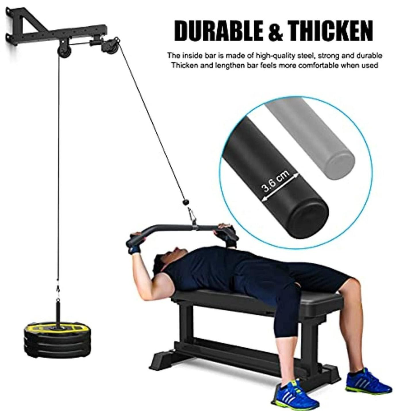 Ontgrendel je kracht met de enorme Ekho LAT pulldown bar!