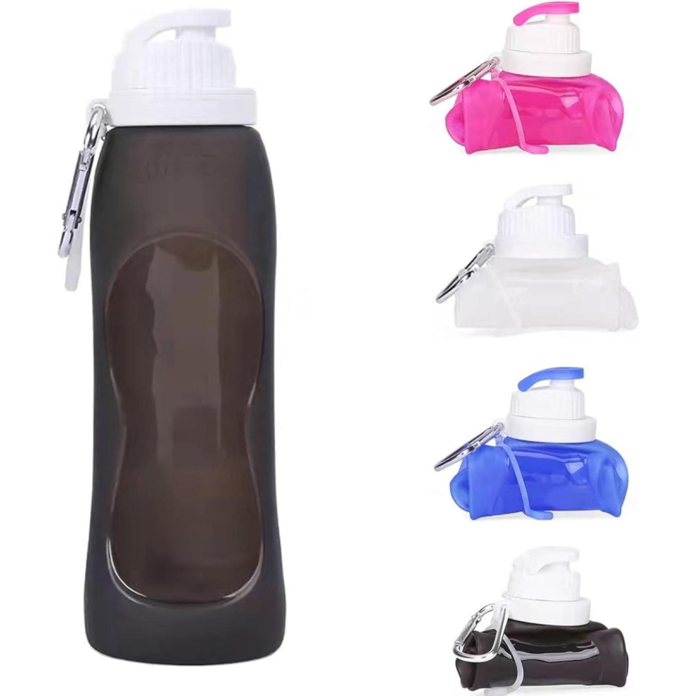 Lekvrije, ultralichte drinkfles van 500 ml, inklapbare waterflessen, BPA-vrij, fles voor sport, fietsen, fitness, outdooractiviteiten, sportfles - happygetfit.com