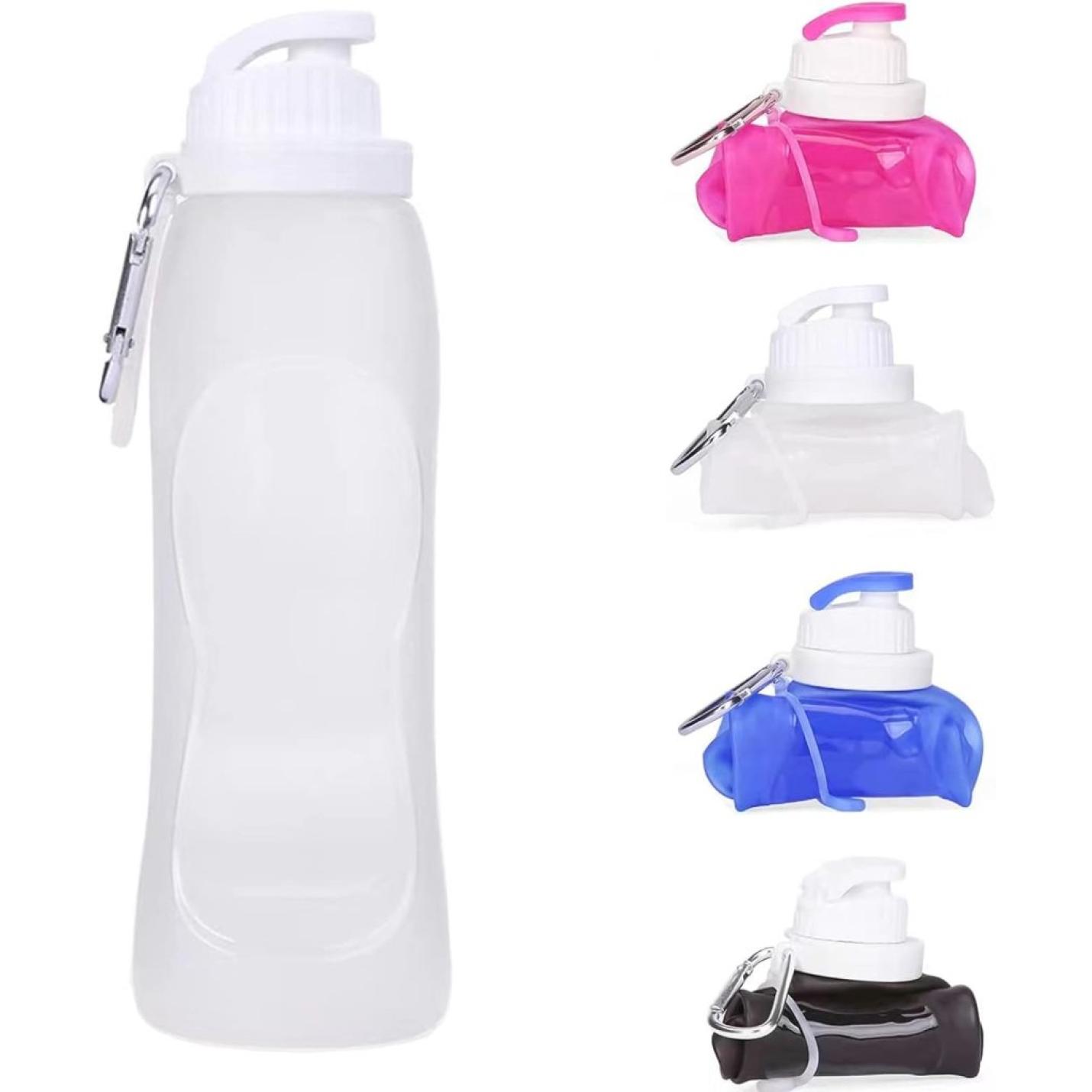 Lekvrije, ultralichte drinkfles van 500 ml, inklapbare waterflessen, BPA-vrij, fles voor sport, fietsen, fitness, outdooractiviteiten, sportfles - happygetfit.com