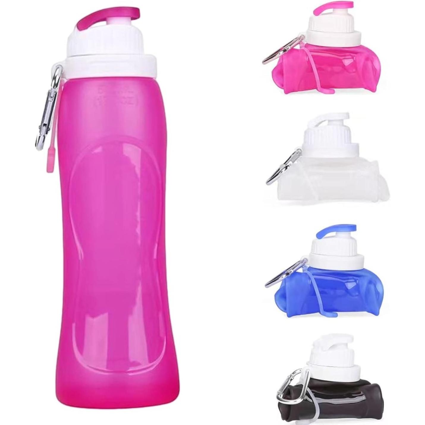 Lekvrije, ultralichte drinkfles van 500 ml, inklapbare waterflessen, BPA-vrij, fles voor sport, fietsen, fitness, outdooractiviteiten, sportfles - happygetfit.com