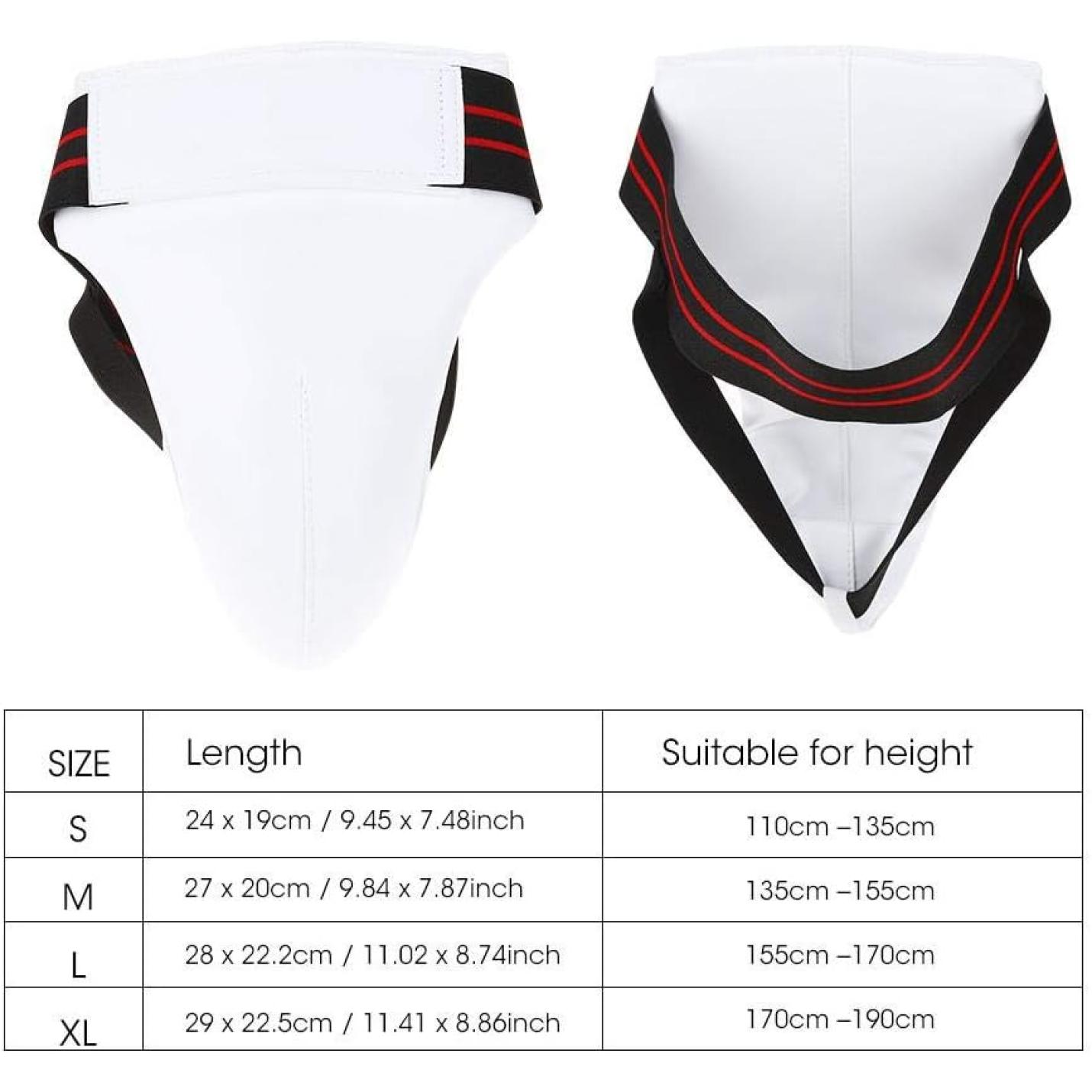 Mannen Taekwondo Groin Guard Boksen Karate Jockstrap Sanda Crotch Protector, Taekwondo, Sanda, Vechtsporten, Antagonistische atletiek - happygetfit.com