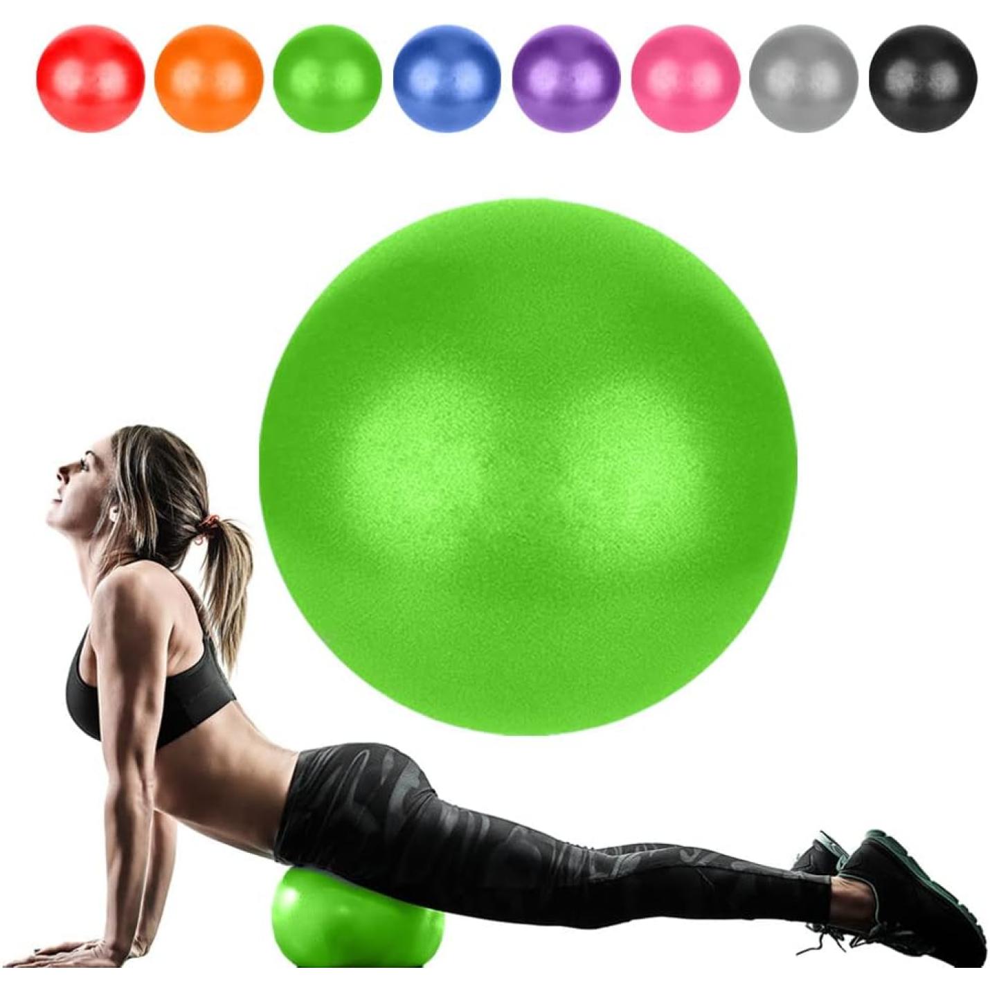 Pilatesbal, kleine gymnastiekbal, 22 cm, pilatesbal, gymnastiekballen voor kinderen, overbal, fitnessbal, yogabal, fitnessbal, kantoor, ergonomische balansapparatuur voor yoga, gymnastiek, gymnastiek, - happygetfit.com