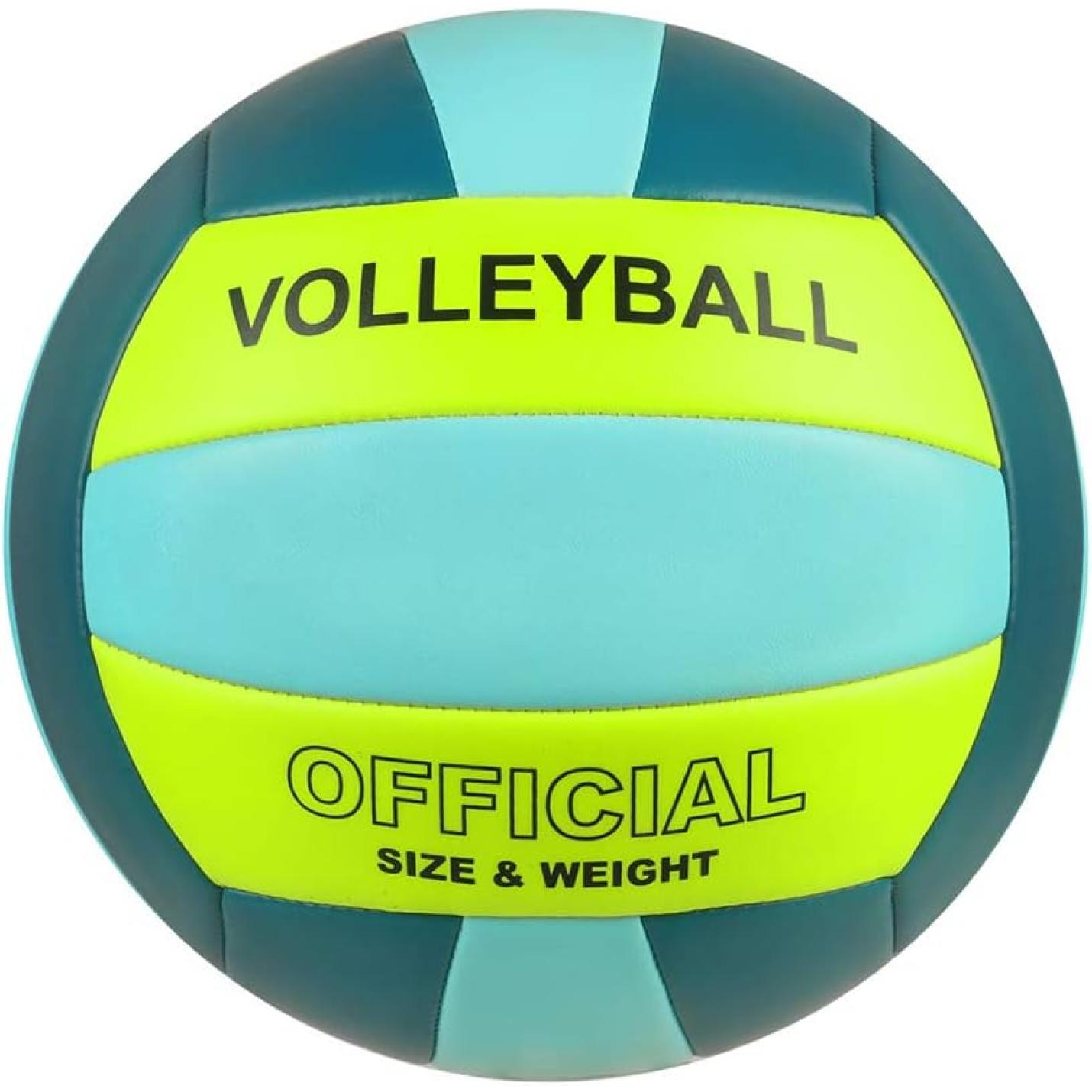 Professionele maat 5 volleybal, PU lederen zachte indoor outdoor volleyballen sport trainingsapparatuur voor beginner, tiener, volwassen - happygetfit.com