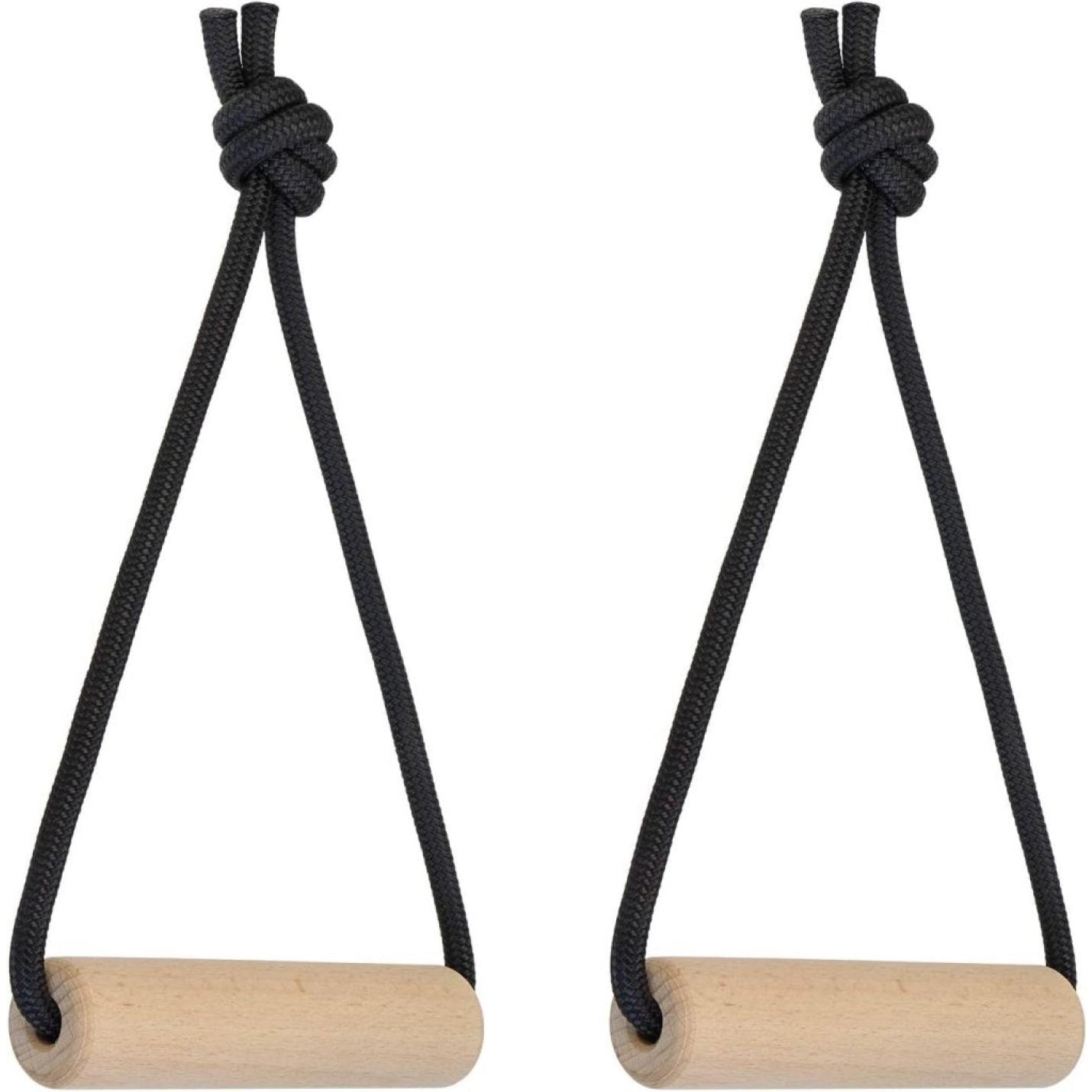 Set van 2 houten grip krachttrainer trainingsgrepen belastbaar tot 150 kg - diameter 3 cm of 7 cm - happygetfit.com