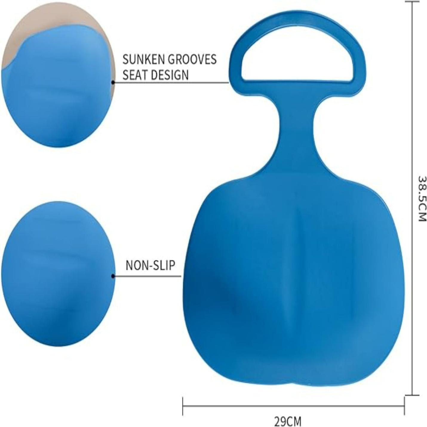 Ergonomische Slee voor kinderen balanskruk met verzonken groeven zitontwerp, antislipfunctie, veilig en afmetingen meegeleverd.