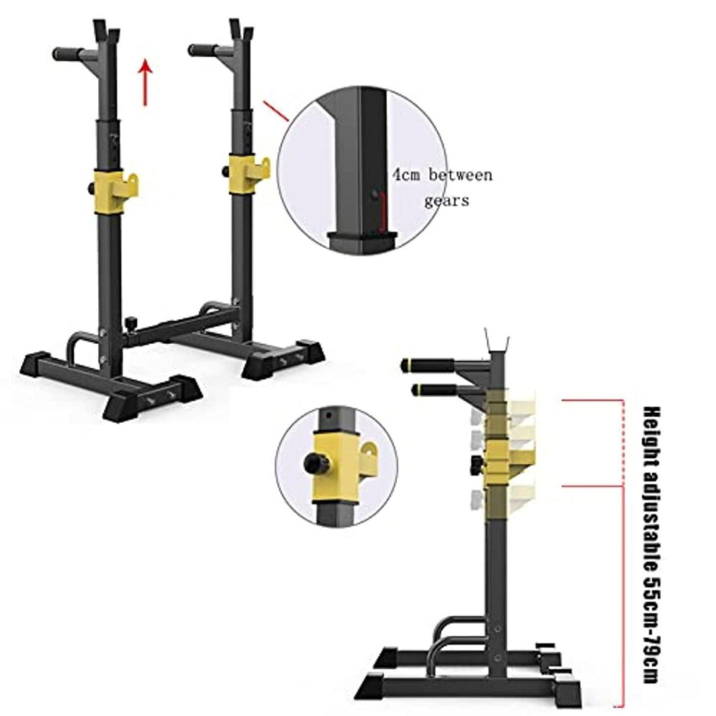 Productnaam: Neem je training naar nieuwe hoogtes met de Neusport verstelbaar multifunctioneel squatrek!