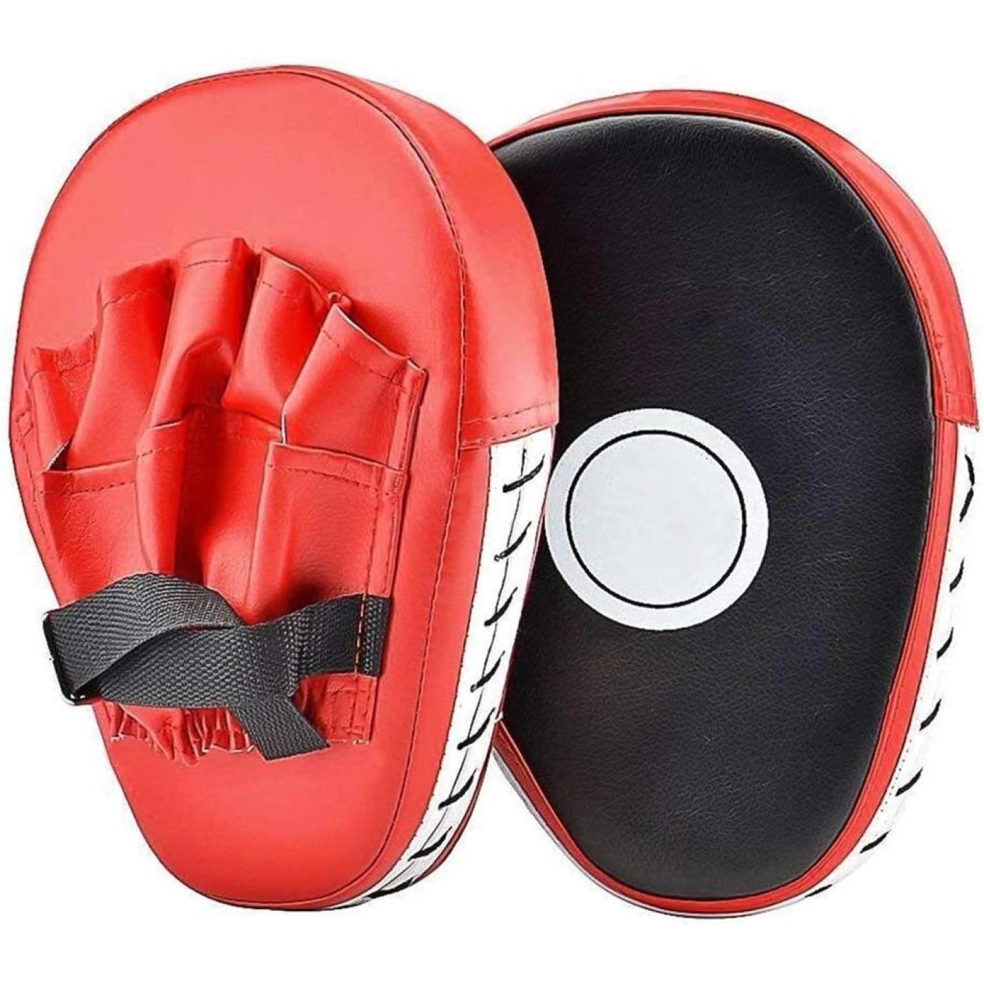 Strike Target Hand Pads MMA Target Muay Thai Pads Palm Pad Target Mitt PU Leer Ponsen Kick Pad Punch Pad Bokshandschoenen voor Muay Thai Kickboksen Vechtsporten Karate MMA Training 2 Stuks - happygetfit.com