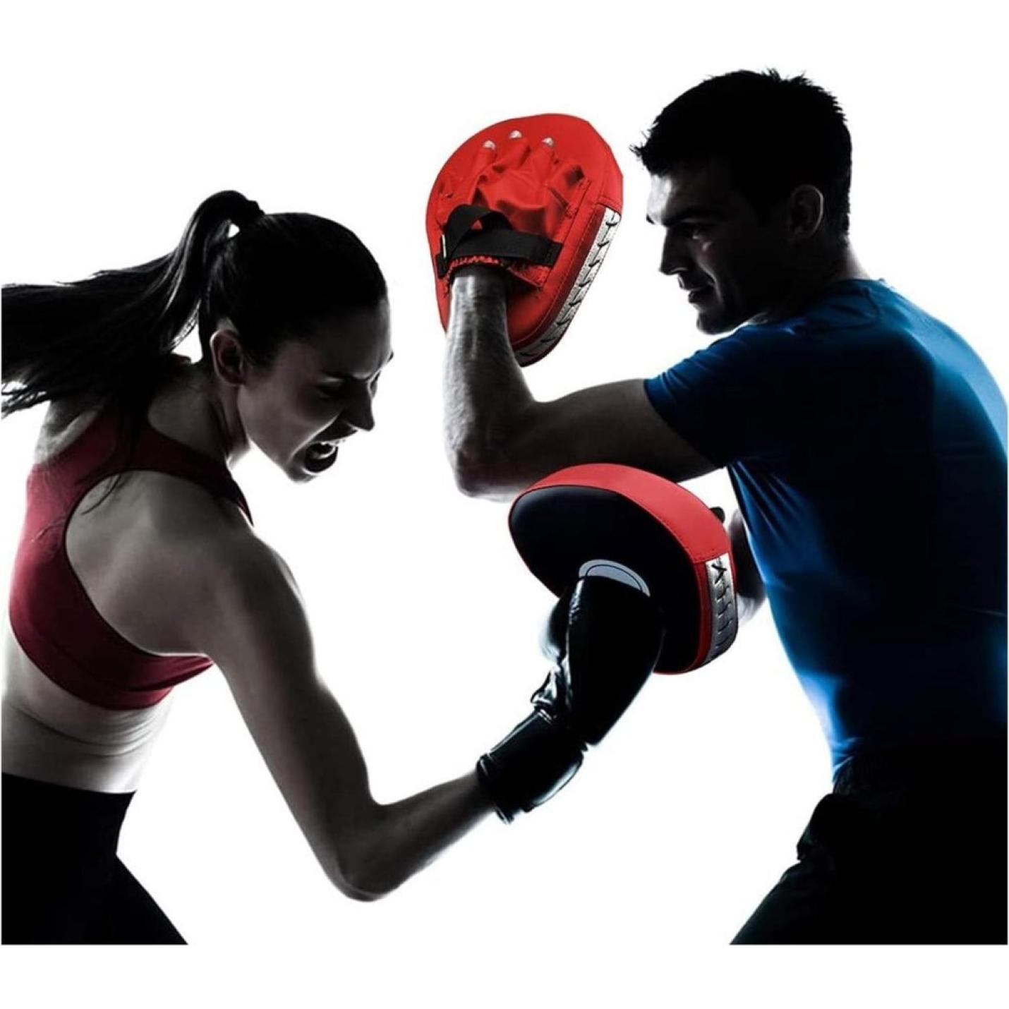 Strike Target Hand Pads MMA Target Muay Thai Pads Palm Pad Target Mitt PU Leer Ponsen Kick Pad Punch Pad Bokshandschoenen voor Muay Thai Kickboksen Vechtsporten Karate MMA Training 2 Stuks - happygetfit.com