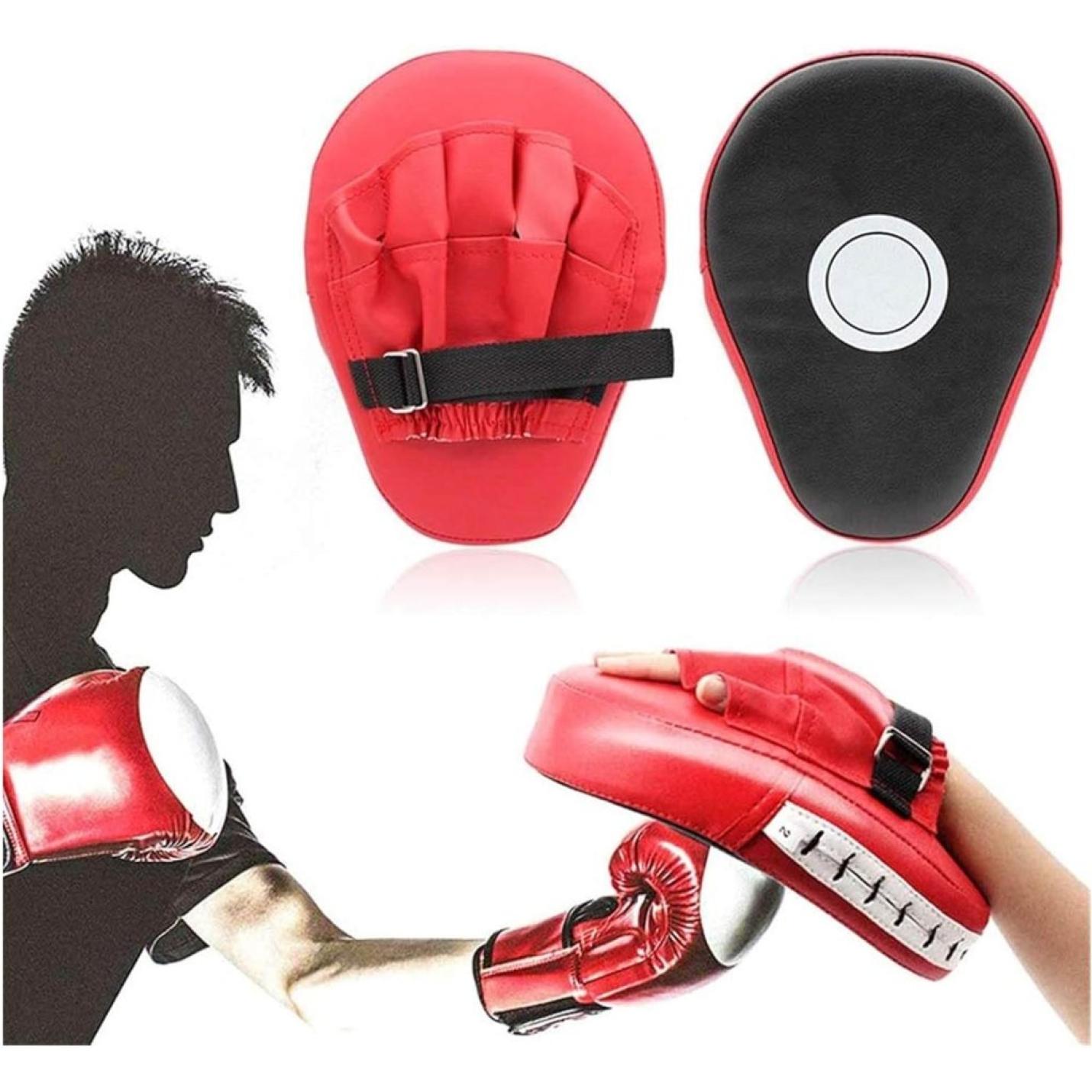 Strike Target Hand Pads MMA Target Muay Thai Pads Palm Pad Target Mitt PU Leer Ponsen Kick Pad Punch Pad Bokshandschoenen voor Muay Thai Kickboksen Vechtsporten Karate MMA Training 2 Stuks - happygetfit.com