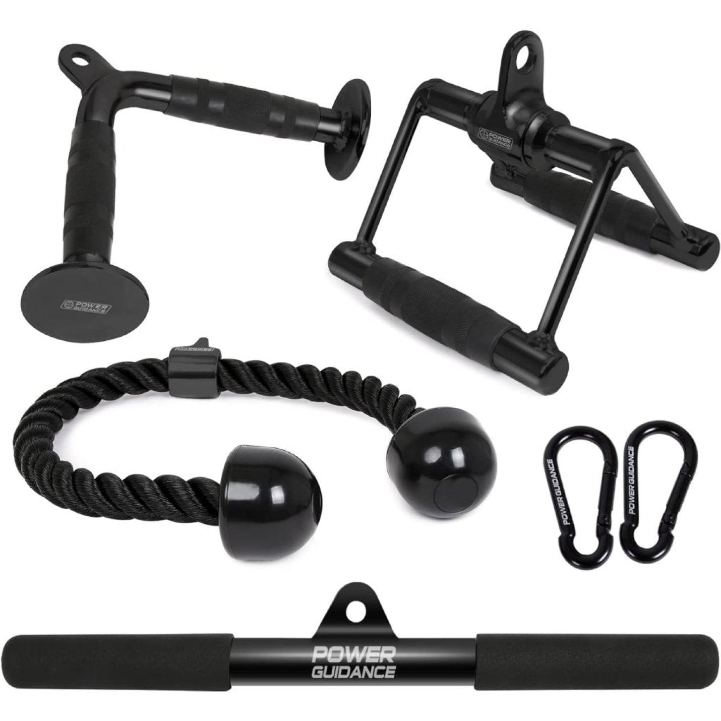 Triceps Pull Down Attachment, Kabelmachine Accessoires voor Home Gym, LAT Pull Down Attachment Gewicht Fitness - happygetfit.com