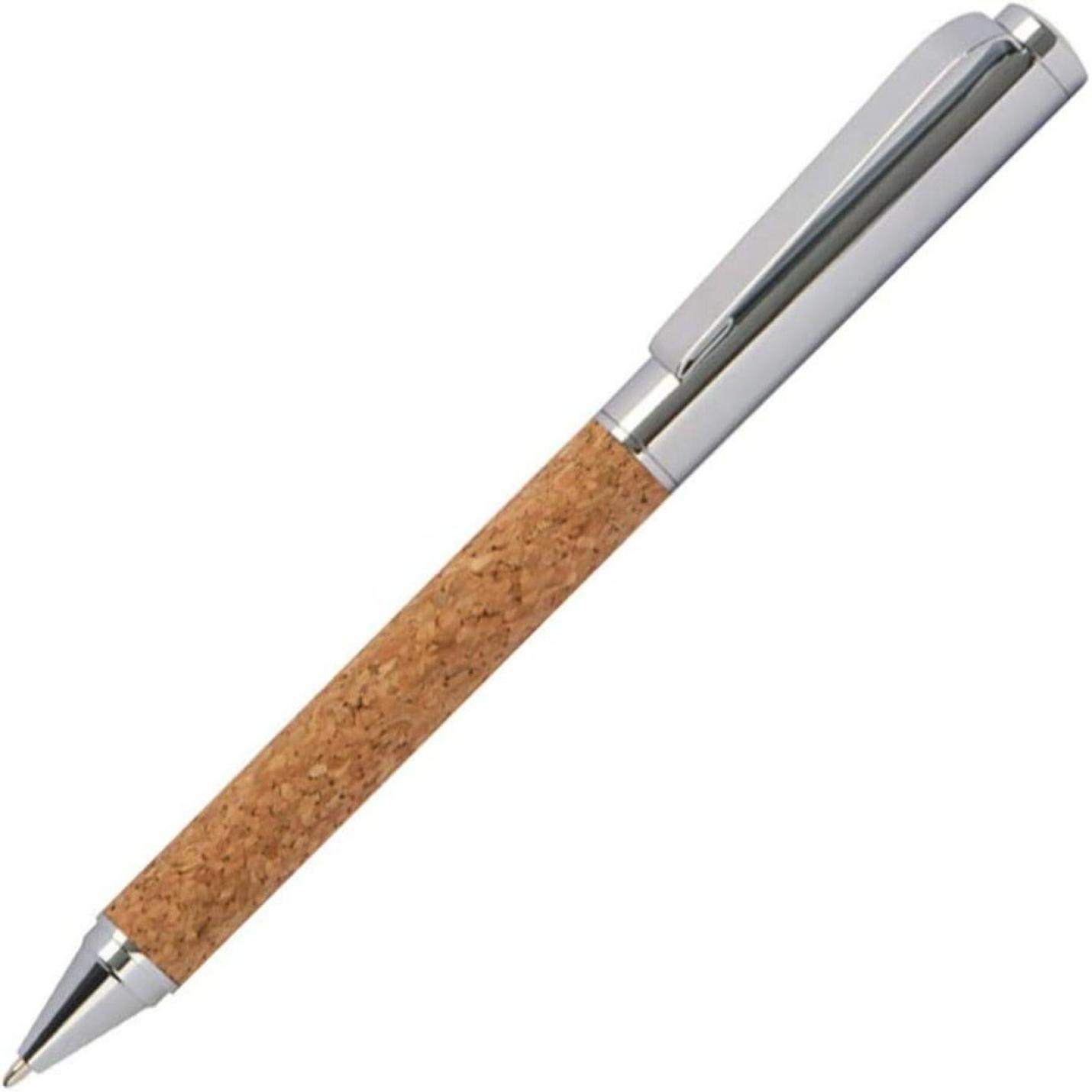 Upgrade uw bedrijfsgeschenken met deze elegante milieuvriendelijke kurkbalpen schrijfset!