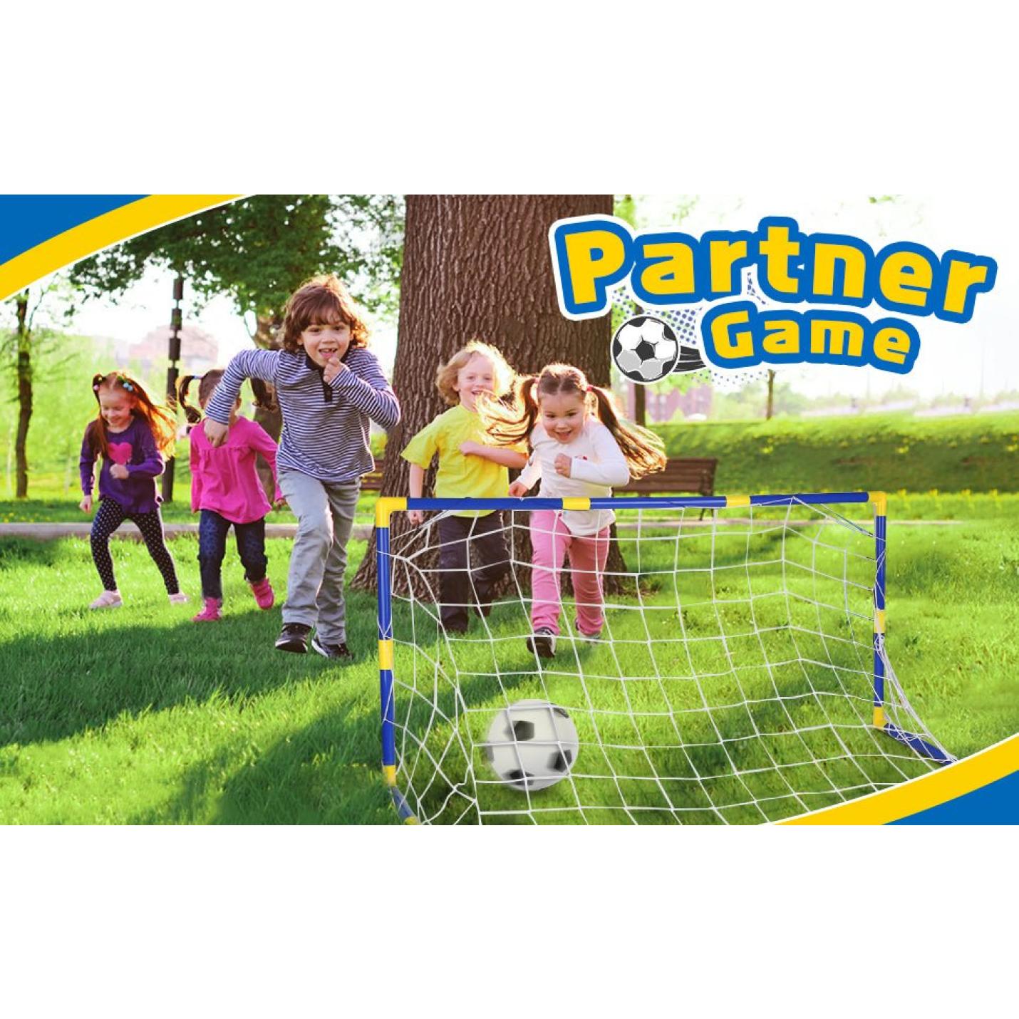 Voetbal Doelpaal Net Met Pomp Speelgoed Indoor Outdoor Voetbal Sport Games Mini Training Practice Set for Kids Children - happygetfit.com