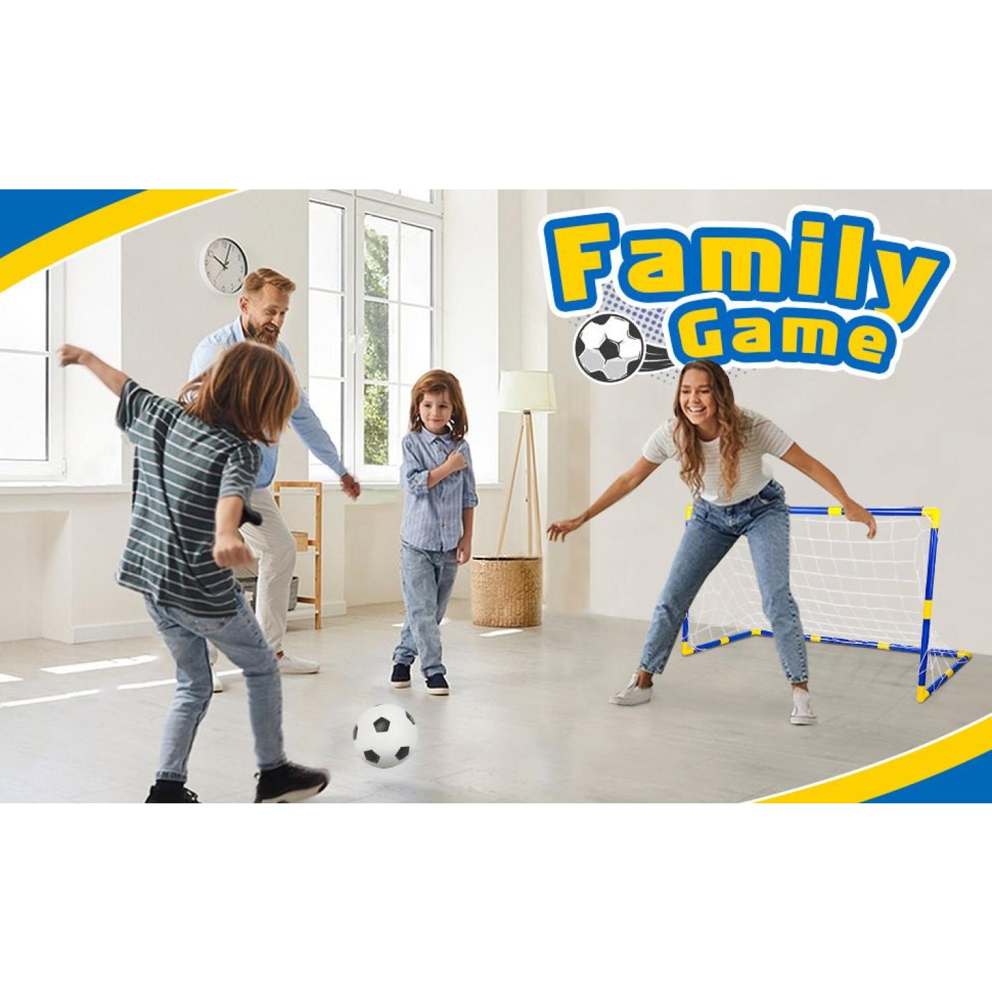 Voetbal Doelpaal Net Met Pomp Speelgoed Indoor Outdoor Voetbal Sport Games Mini Training Practice Set for Kids Children - happygetfit.com