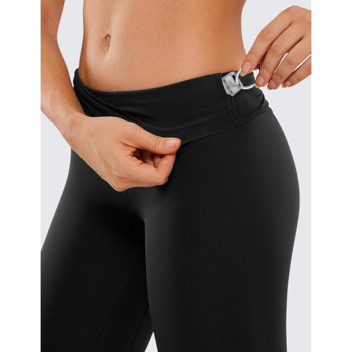 YOGA Women's Naked Feeling I Workout Legging 28 Inch - Hoog Getailleerde Yogabroek Over De Volledige Lengte - happygetfit.com