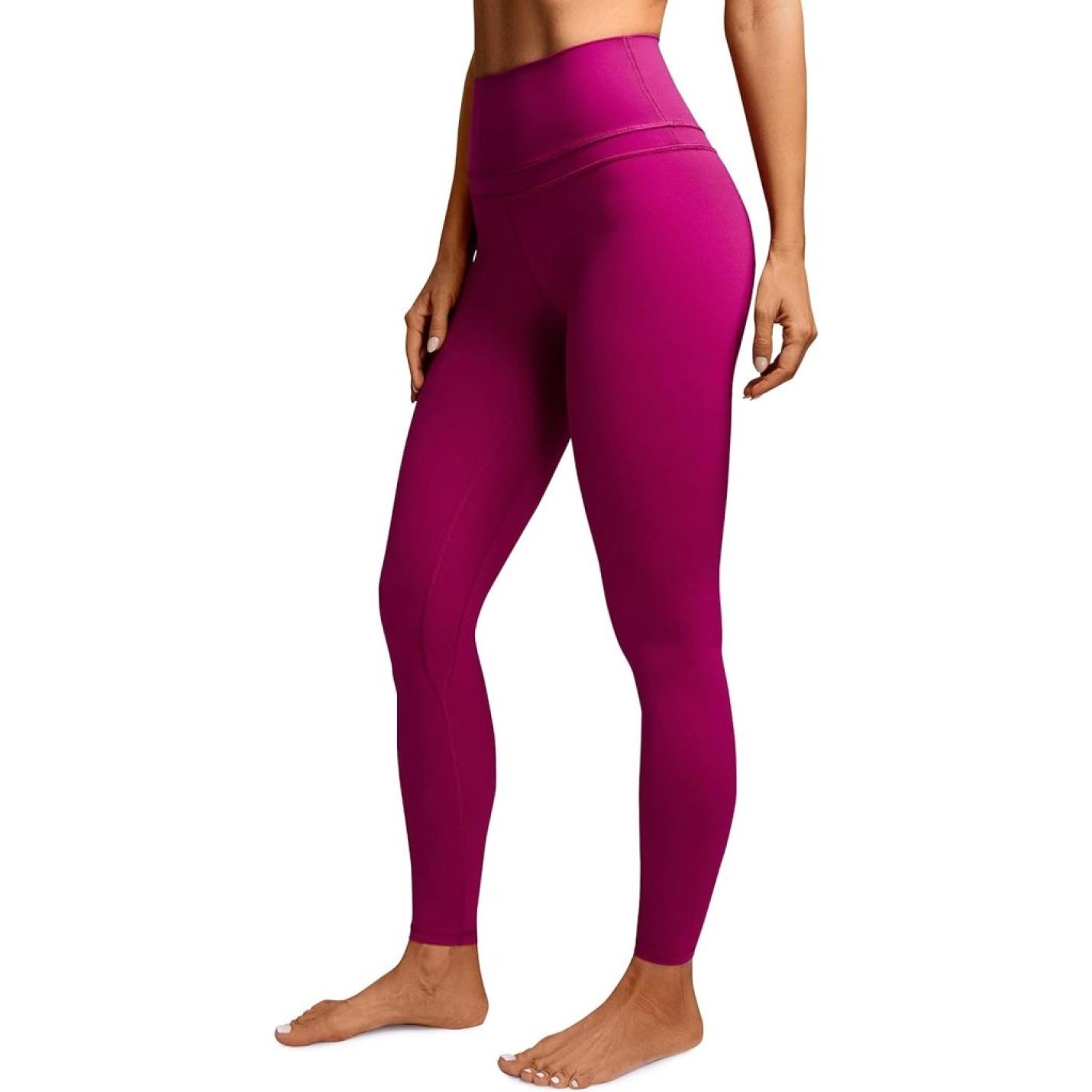 YOGA Women's Naked Feeling I Workout Legging 28 Inch - Hoog Getailleerde Yogabroek Over De Volledige Lengte - happygetfit.com