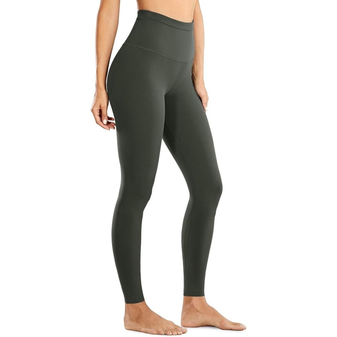 YOGA Women's Naked Feeling I Workout Legging 28 Inch - Hoog Getailleerde Yogabroek Over De Volledige Lengte - happygetfit.com