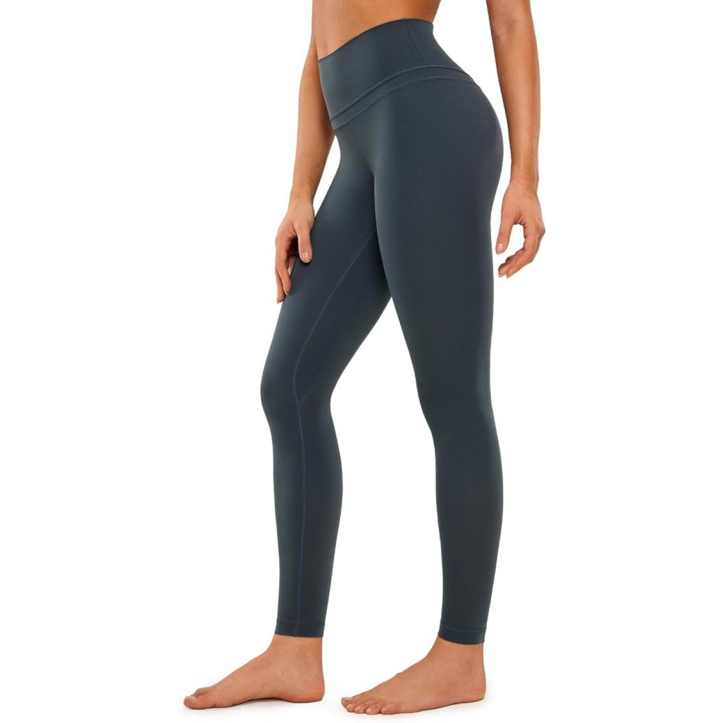 YOGA Women's Naked Feeling I Workout Legging 28 Inch - Hoog Getailleerde Yogabroek Over De Volledige Lengte - happygetfit.com