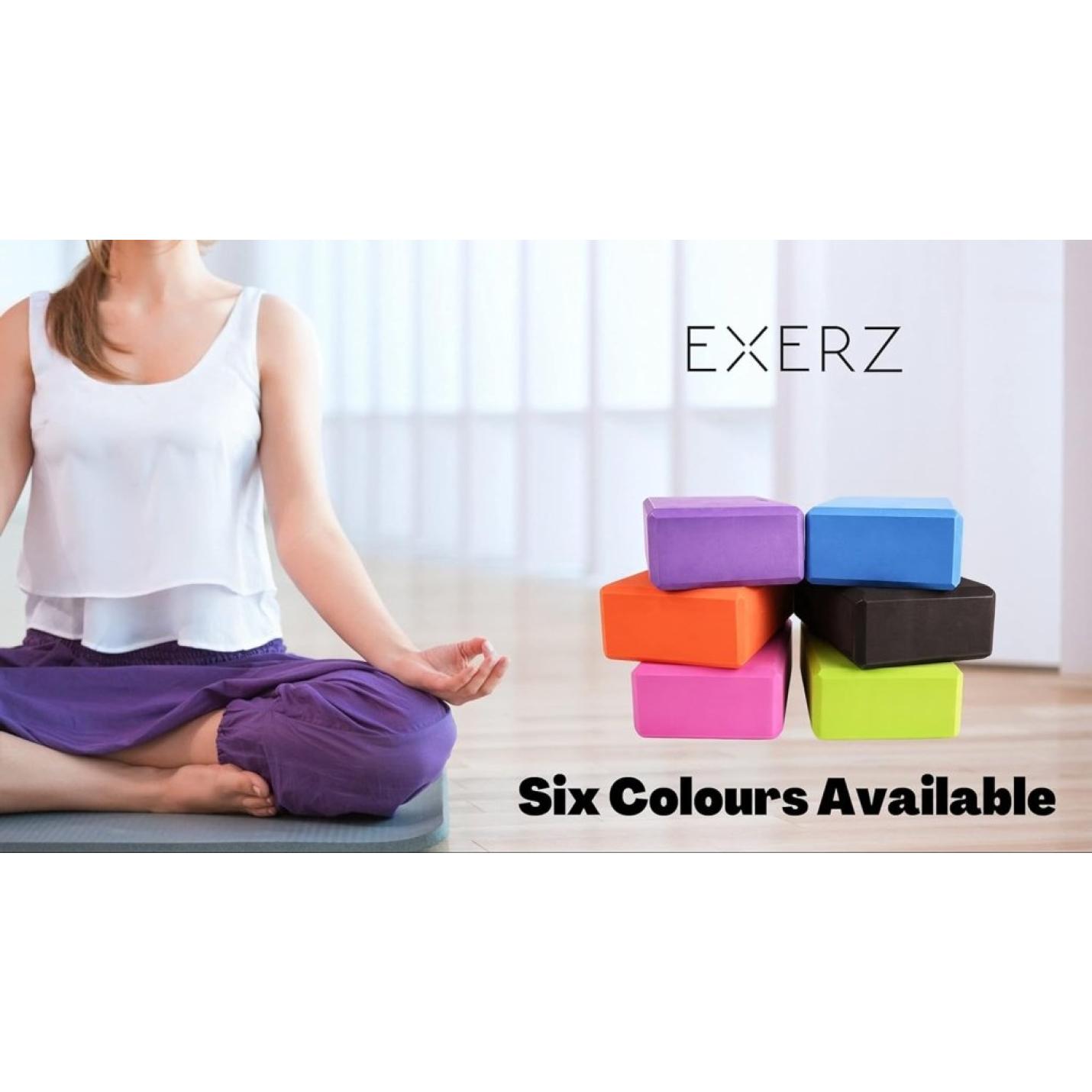 Yogablokken, 2 stuks, fitnessstenen, comfortabele fitness-yoga-stenen, antislip, lichtgewicht en reisvriendelijke pilates-oefening - happygetfit.com