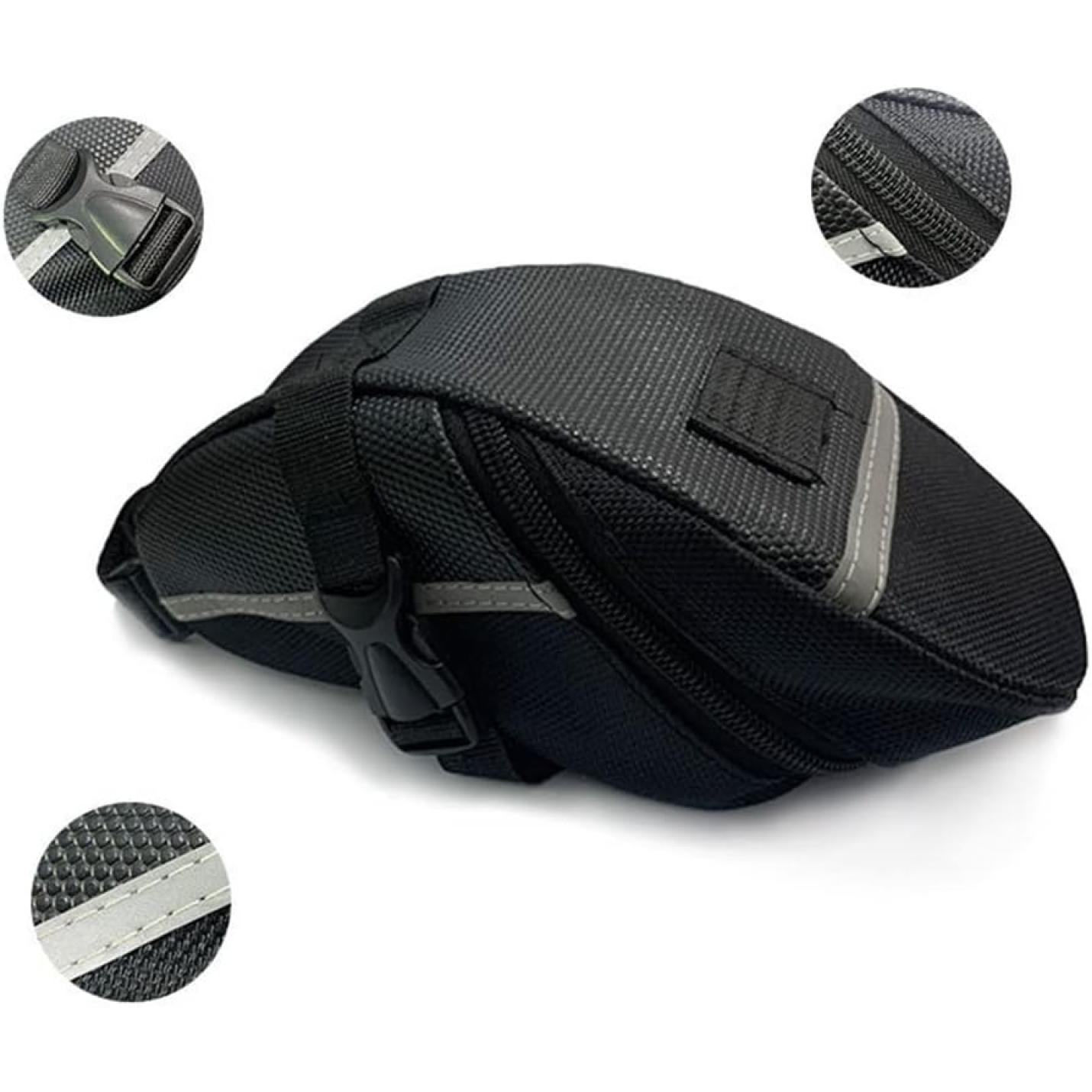 Zadeltas, fietszadeltas, waterdichte frametas, fietstas, bovenbuistas, Aero Wedge Pack Bag voor mountainbikes, fietsen en racefietsen - happygetfit.com