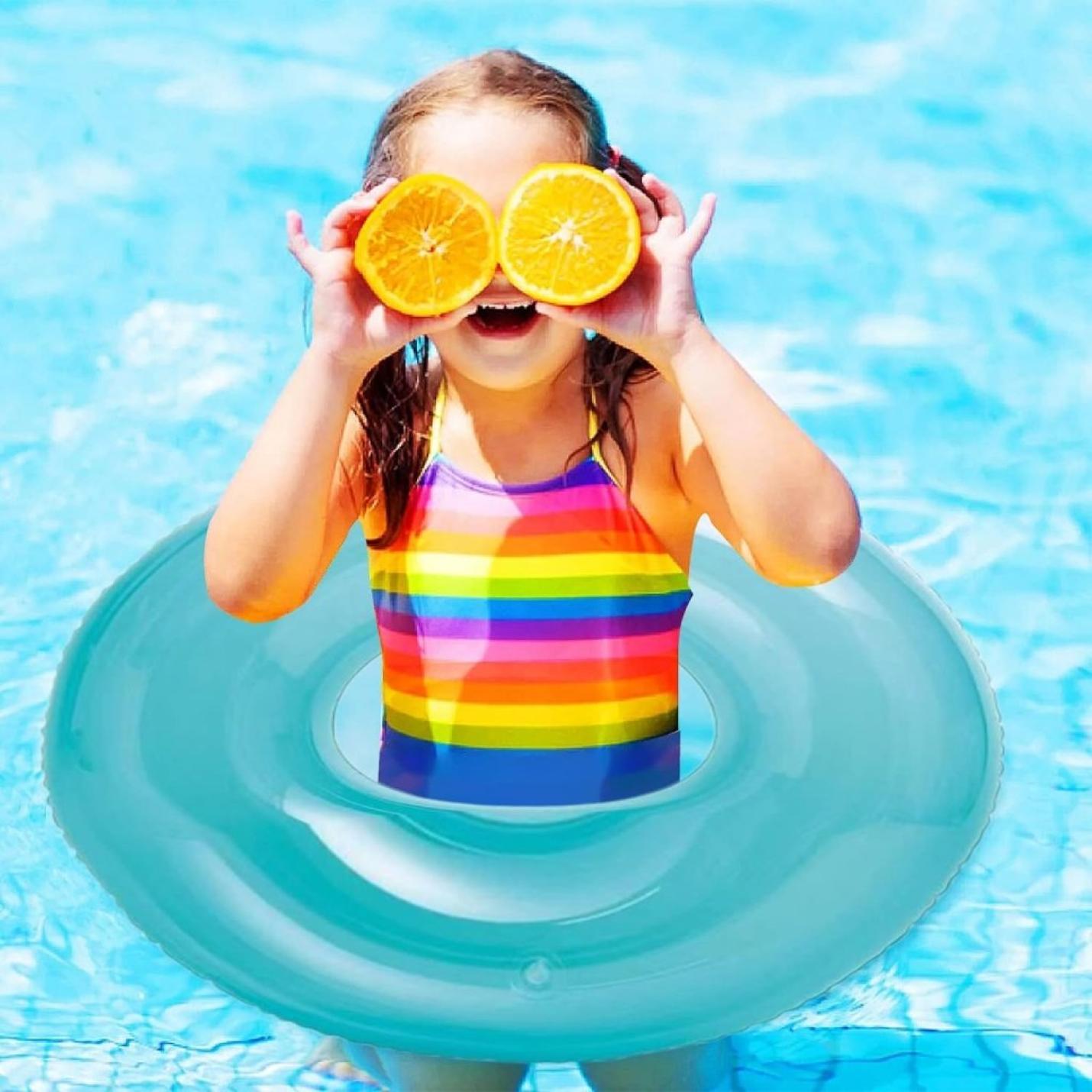 Zwemring Opblaasbare zwembadringen voor kinderen volwassenen,Opblaasbare zwembaddrijft rubberen ring om te zwemmen,Zwembad Inflatables voor volwassenen,Roze volwassen zwemring opblaasbaar voor water zomer strand - happygetfit.com