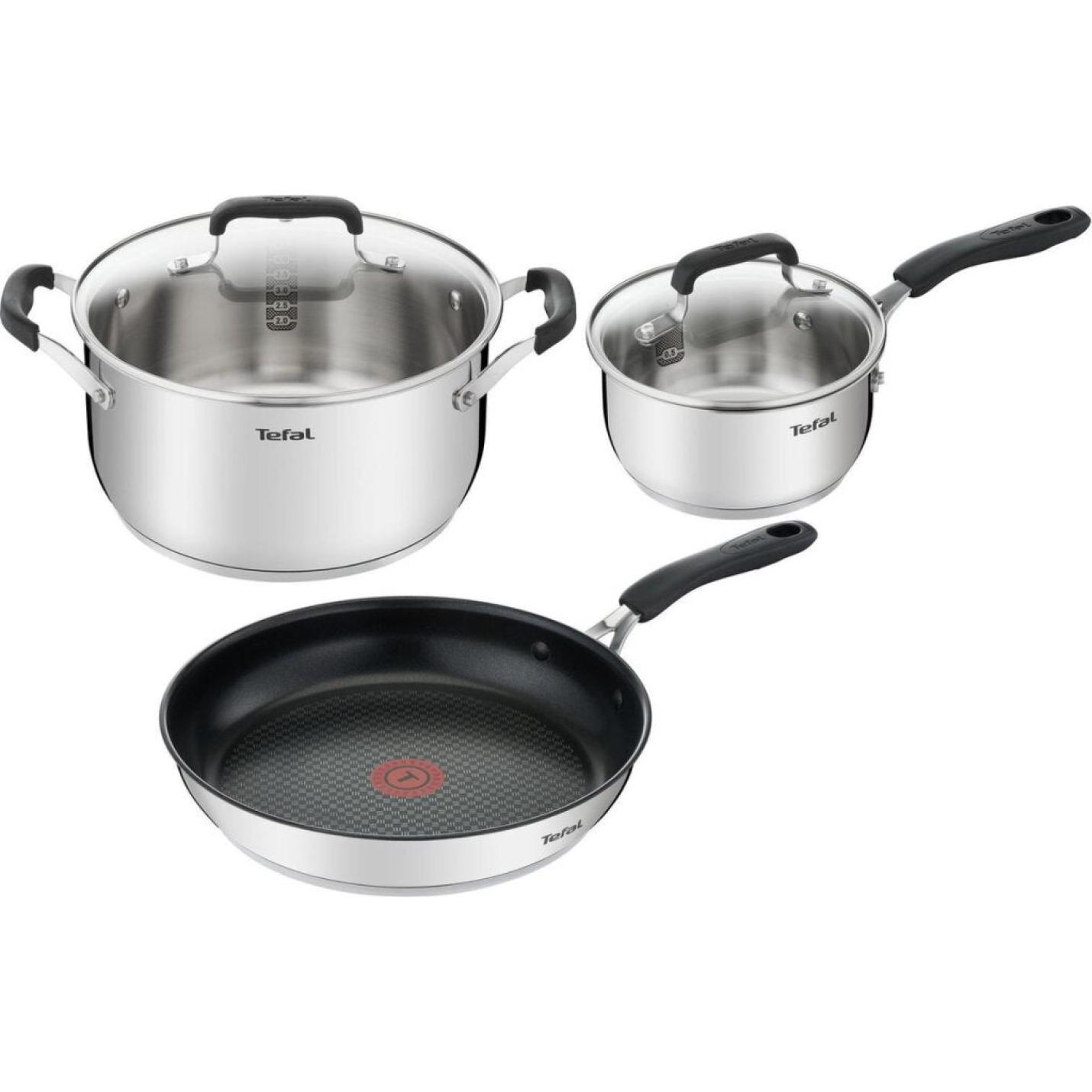 Tefal Kookgerei Tefal Cook &Amp; Cool Pannenset 3-Delig