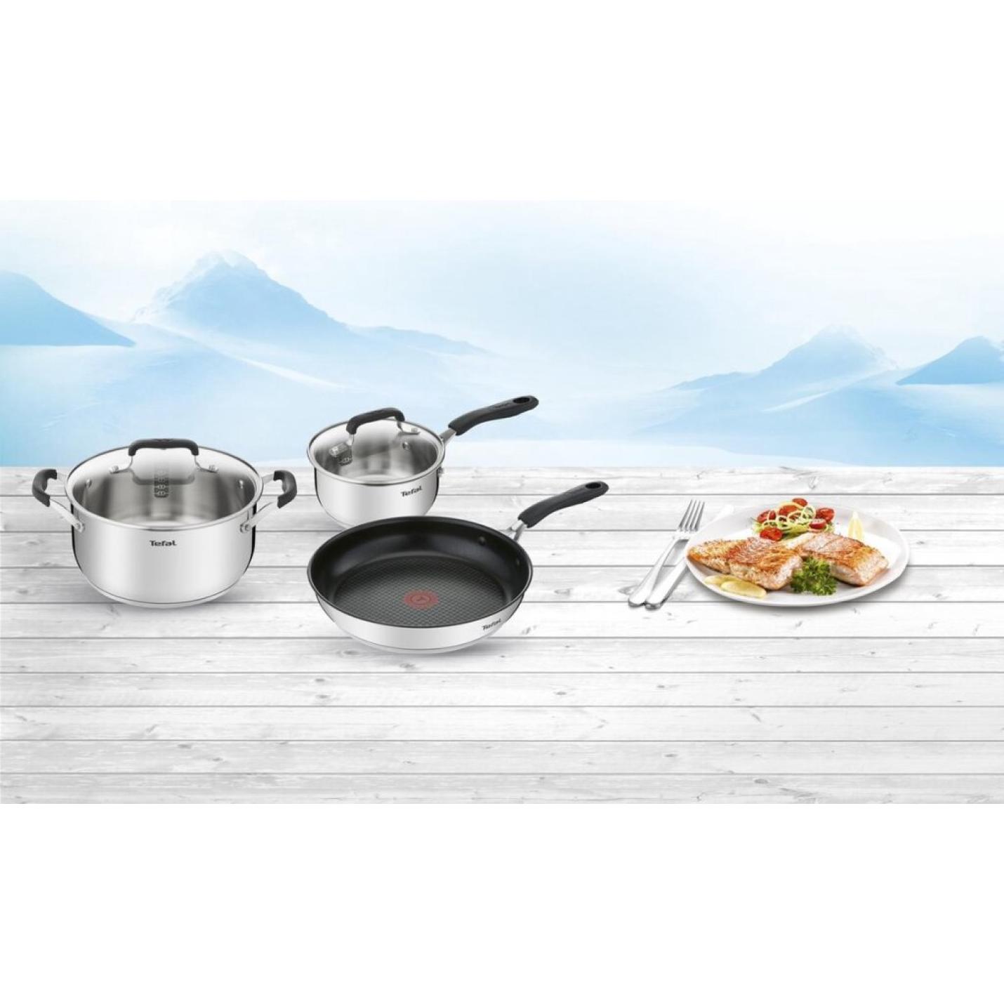 Tefal Kookgerei Tefal Cook &Amp; Cool Pannenset 3-Delig