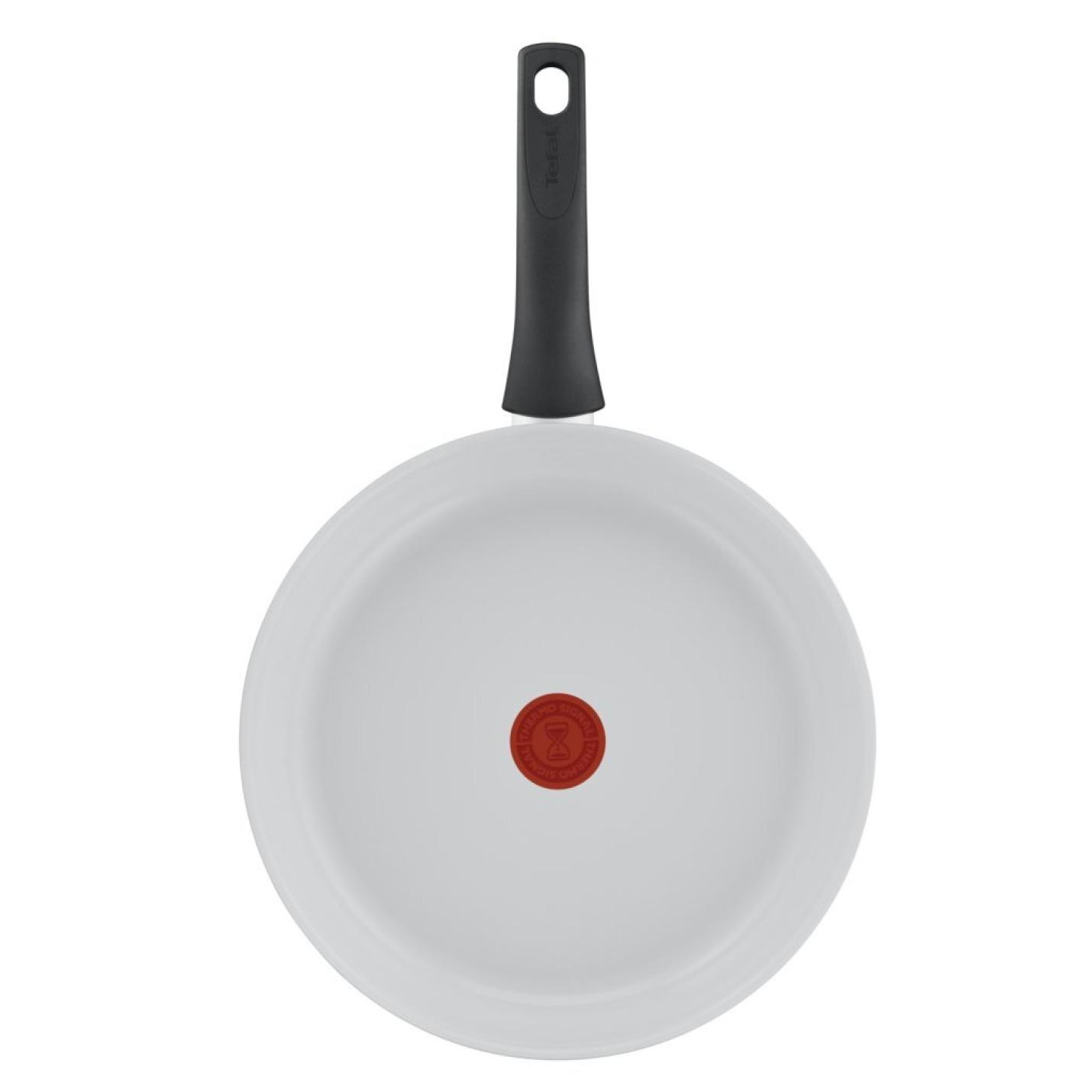 Tefal Kookgerei Tefal Ceramic Control Koekenpan 24 Cm Wit