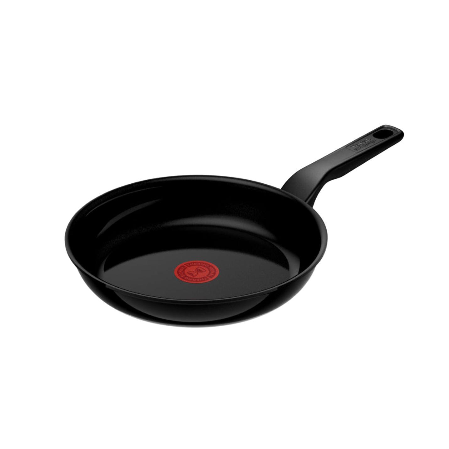 Tefal Kookgerei Tefal Renew Black Koekenpan 24 Cm Zwart