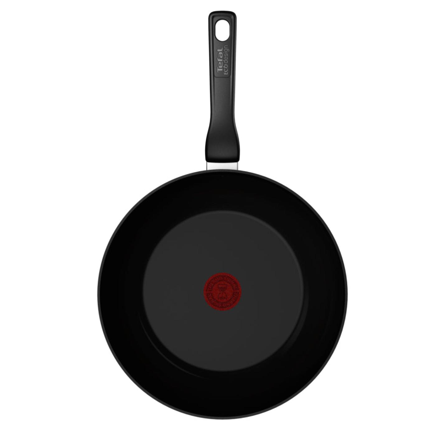 Tefal Kookgerei Tefal Renew Black Wokpan 28 Cm Zwart