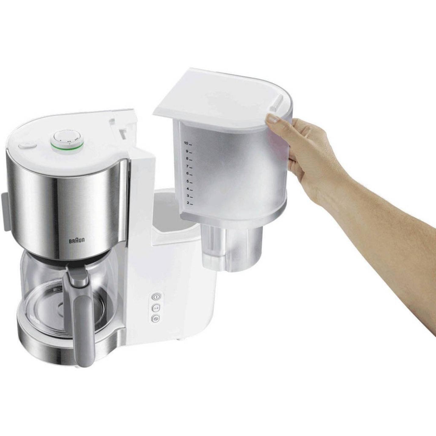 Braun Kf5120Wh Koffiezetapparaat Rvs/Wit