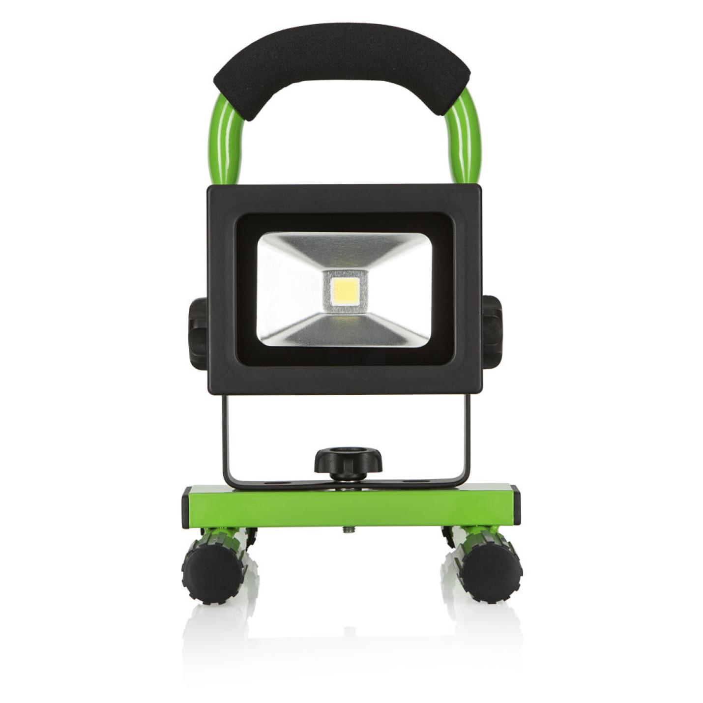 Smartwares 10.030.51 Led Bouwlamp Oplaadbaar 10W Zwart/Groen