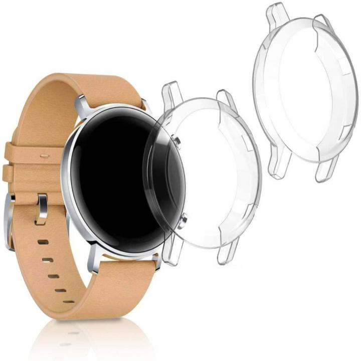 Bescherm en verfraai je huawei watch GT2 met het stijlvolle hoesje compatibel met Huawei Watch GT2 (42mm)! - transparant